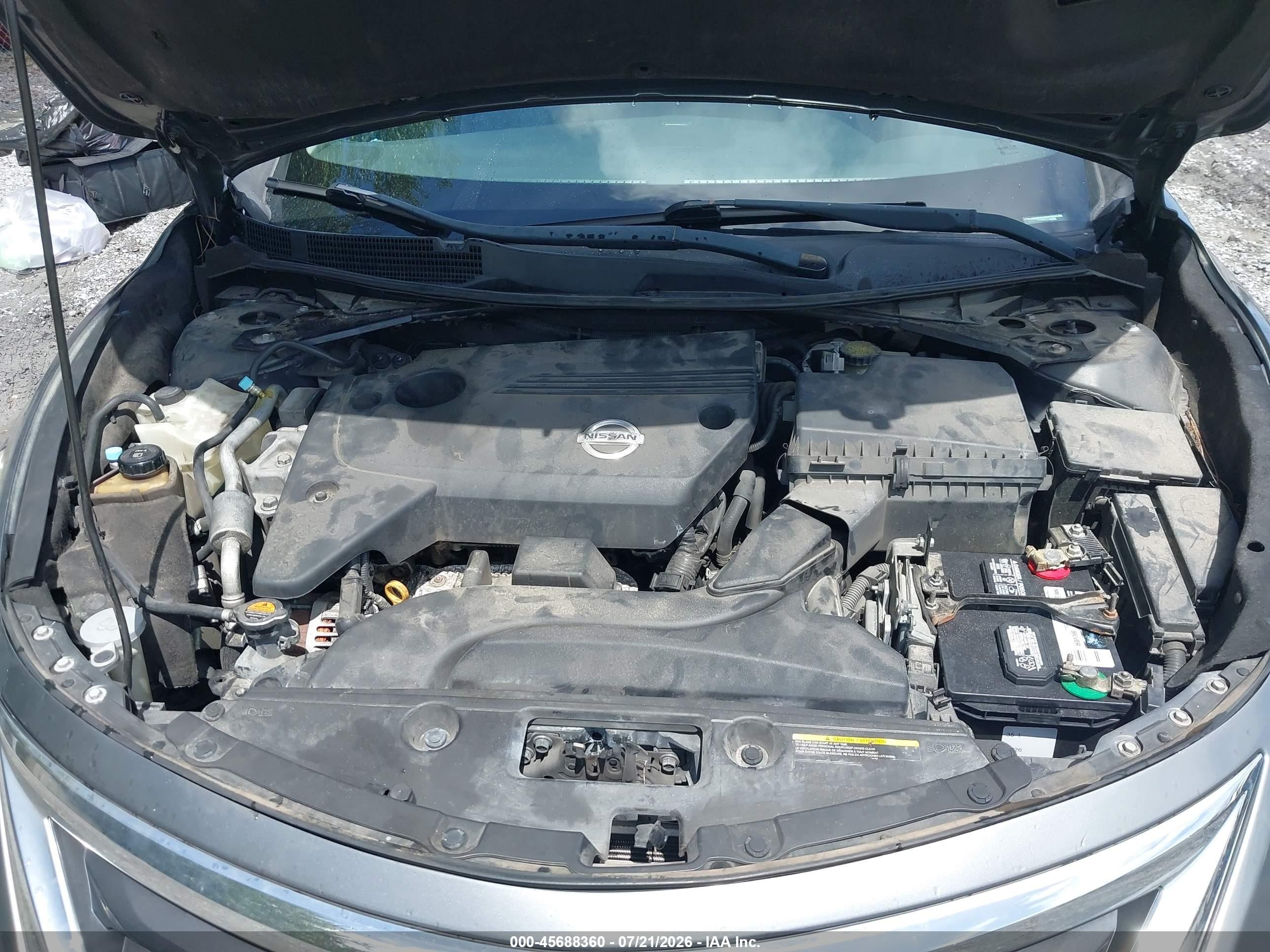 2014 Nissan Altima 2.5 Sl Gray vin: 1N4AL3AP8EC118298