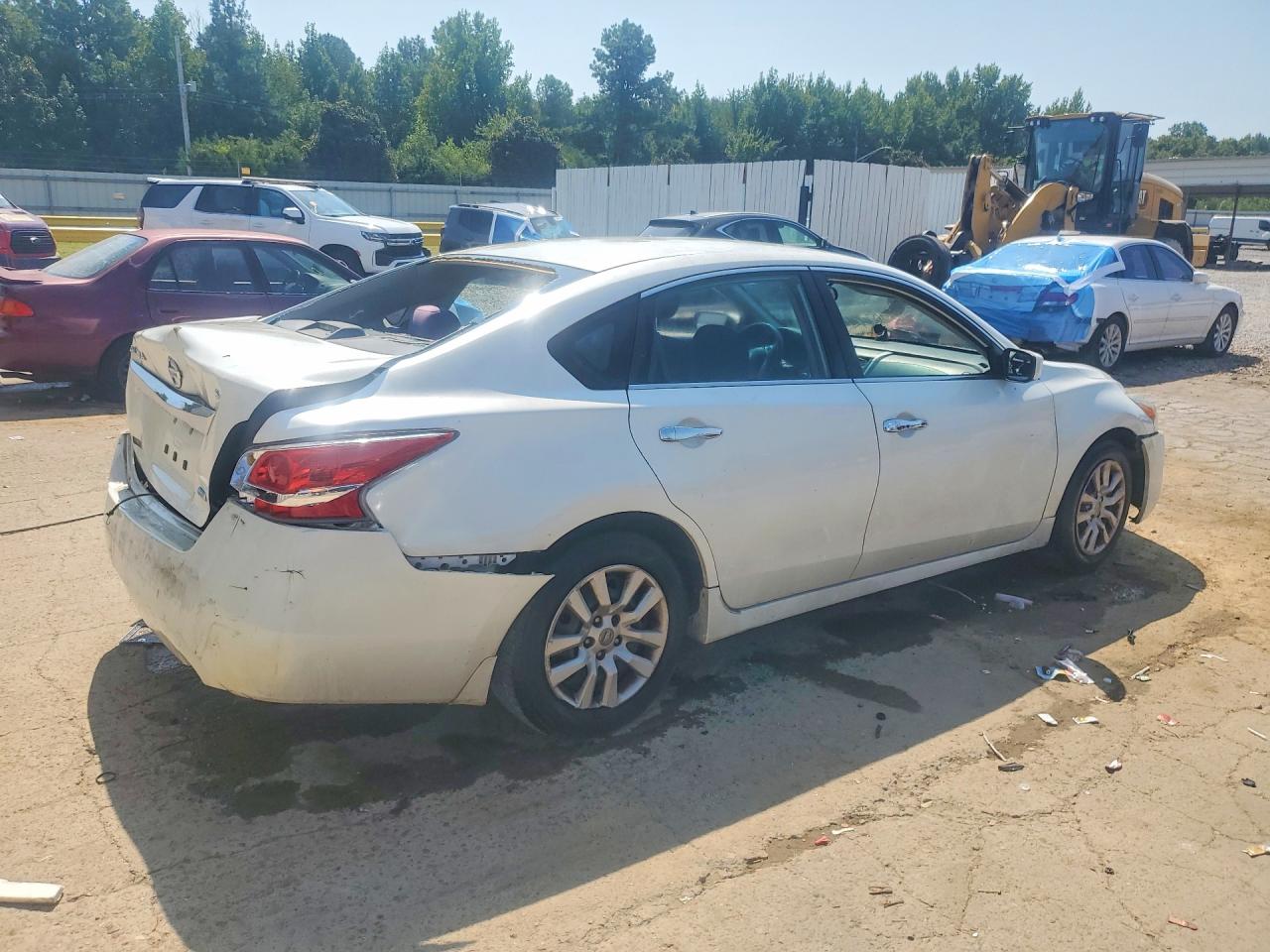 2014 Nissan Altima 2.5 White vin: 1N4AL3AP8EC122707