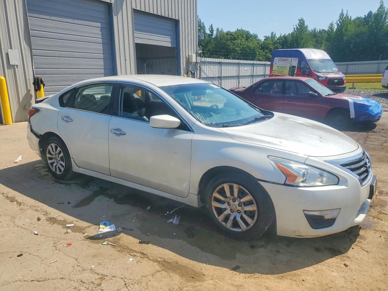 2014 Nissan Altima 2.5 White vin: 1N4AL3AP8EC122707