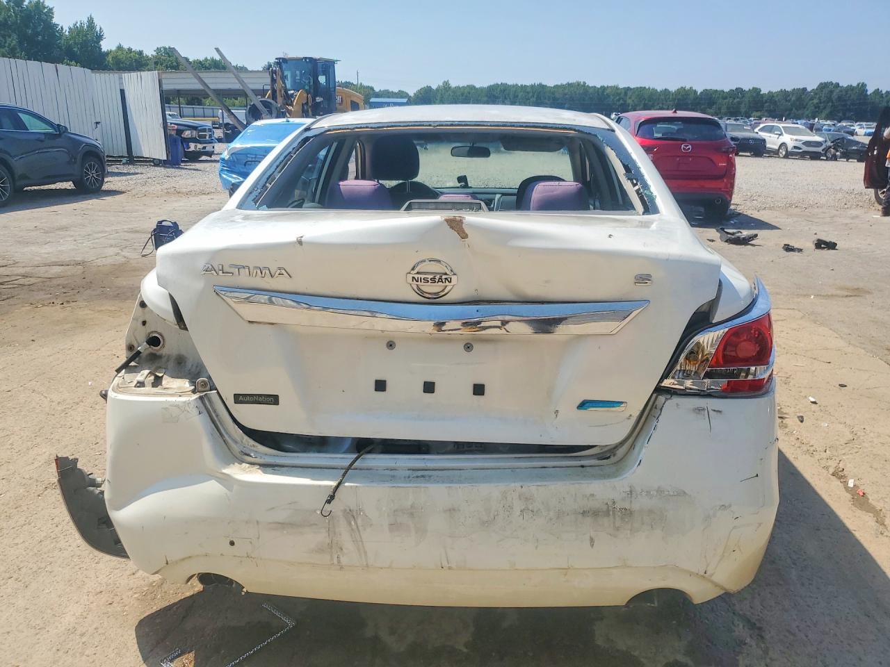 2014 Nissan Altima 2.5 White vin: 1N4AL3AP8EC122707