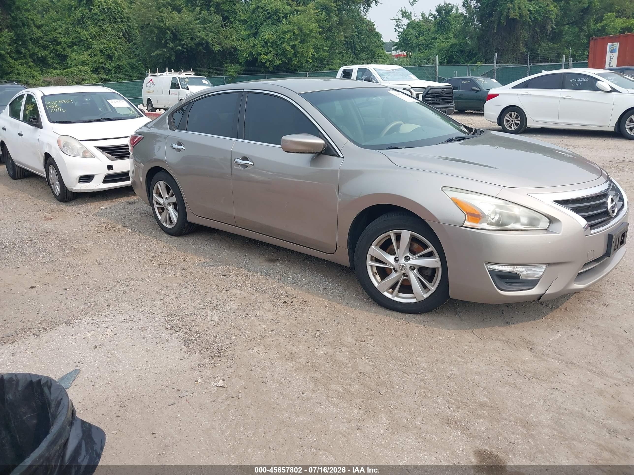 2014 Nissan Altima 2.5 Sv Gold vin: 1N4AL3AP8EC134064