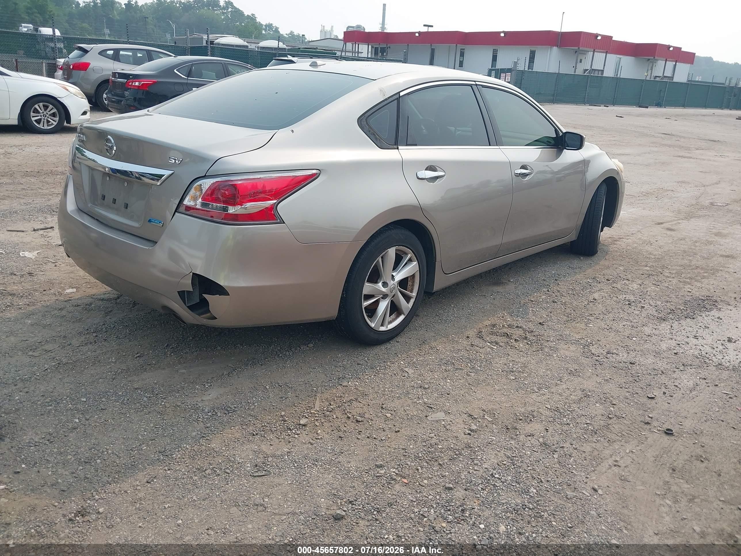 2014 Nissan Altima 2.5 Sv Gold vin: 1N4AL3AP8EC134064