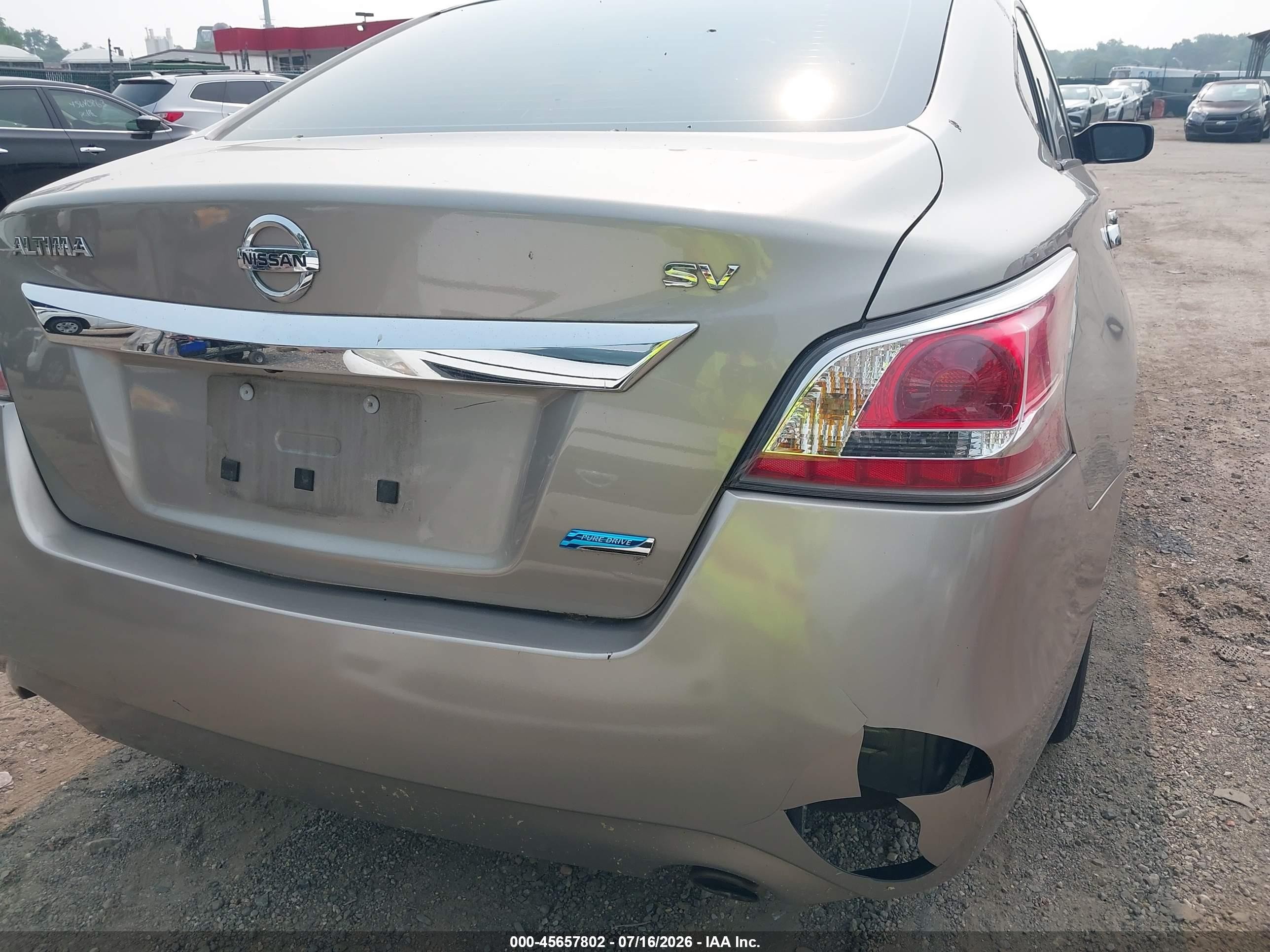 2014 Nissan Altima 2.5 Sv Gold vin: 1N4AL3AP8EC134064