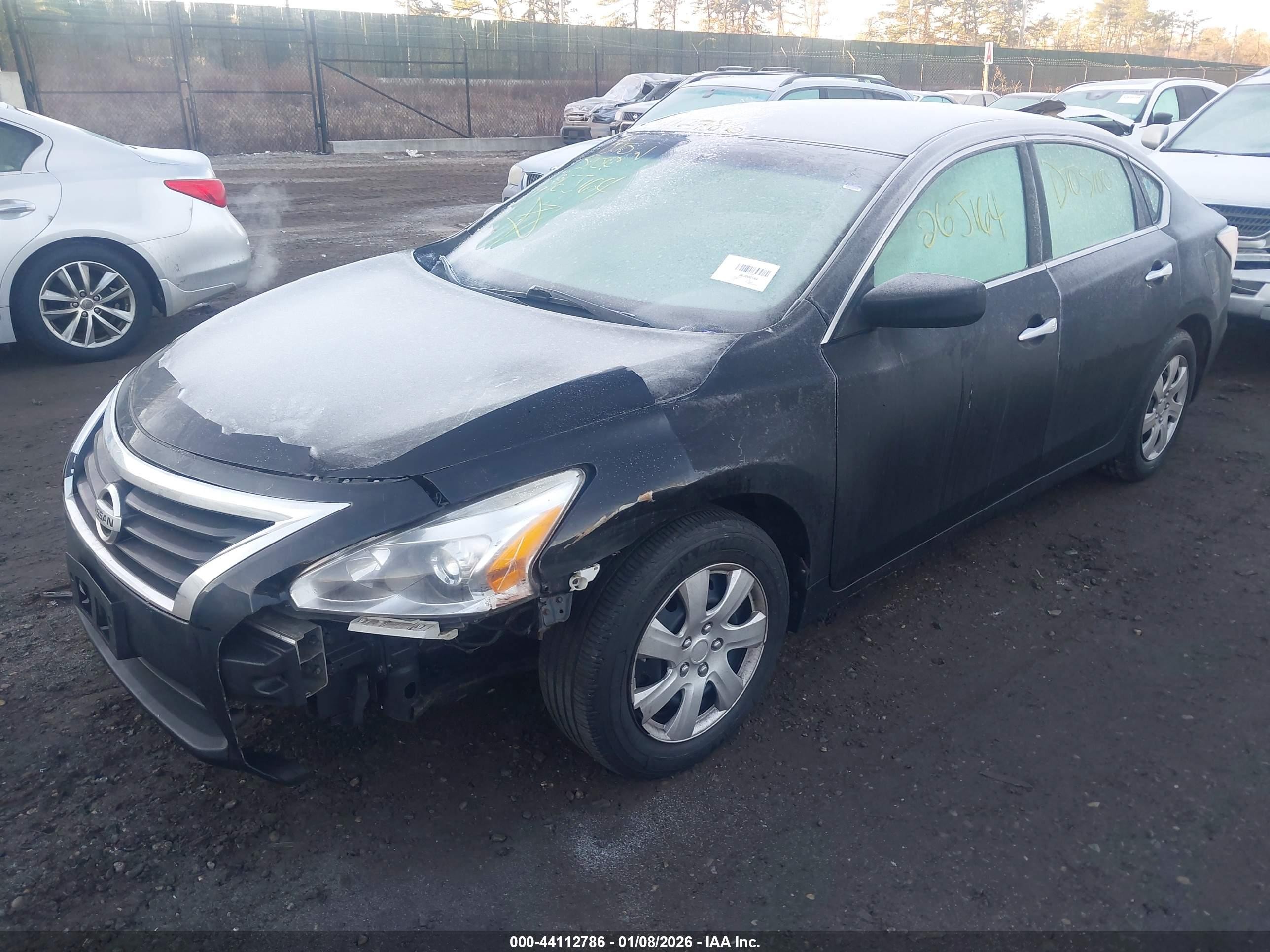 2014 Nissan Altima 2.5 S Black vin: 1N4AL3AP8EC135330