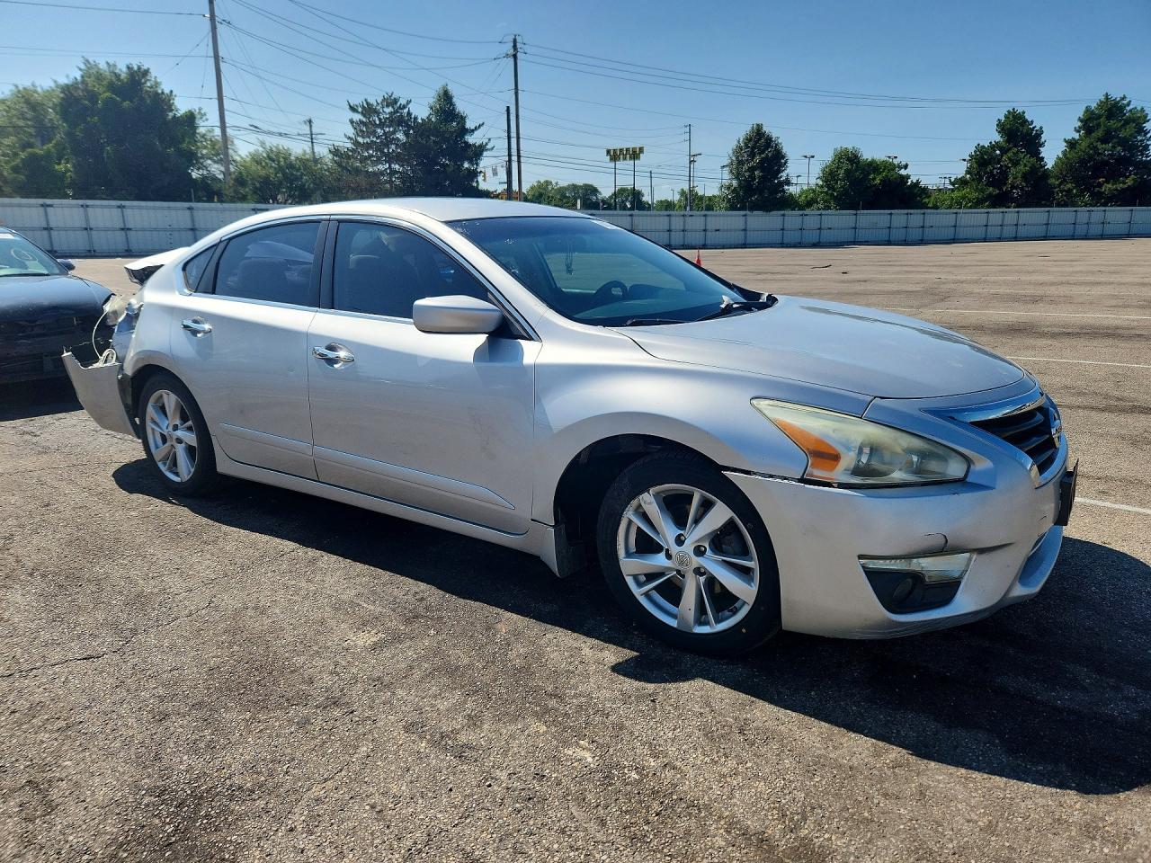 2014 Nissan Altima 2.5 Sv Silver vin: 1N4AL3AP8EC138230