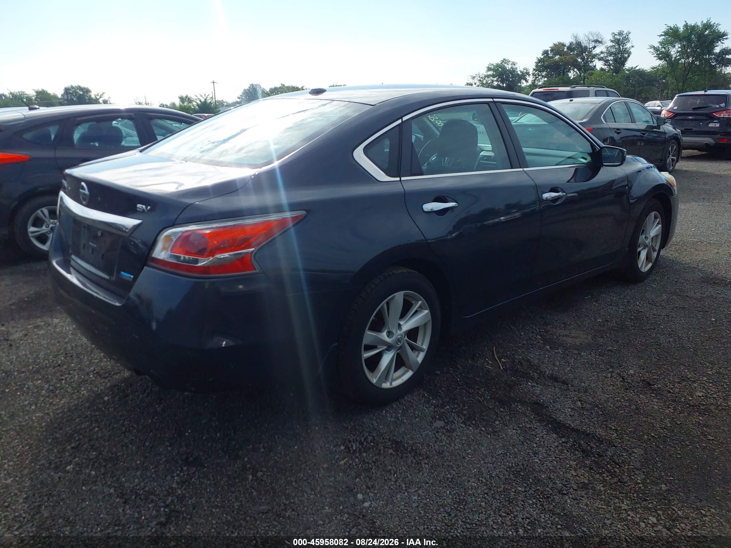 2014 Nissan Altima 2.5 Sv Black vin: 1N4AL3AP8EC151771