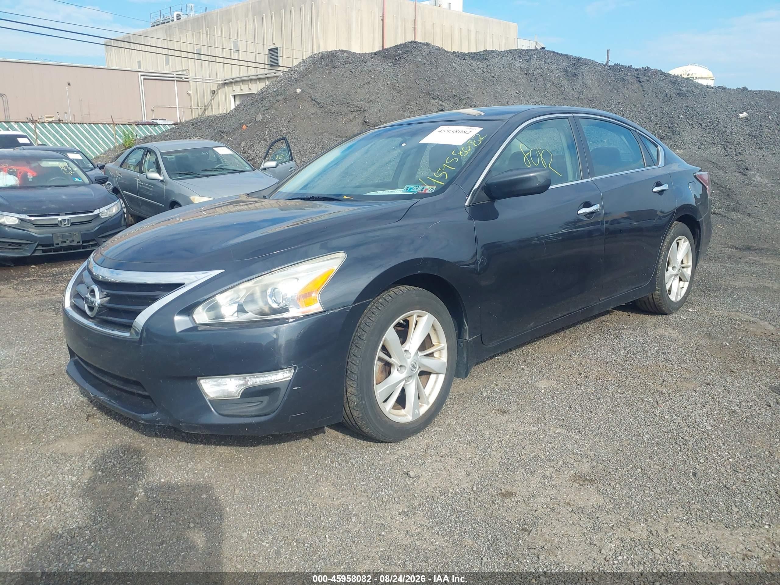 2014 Nissan Altima 2.5 Sv Black vin: 1N4AL3AP8EC151771