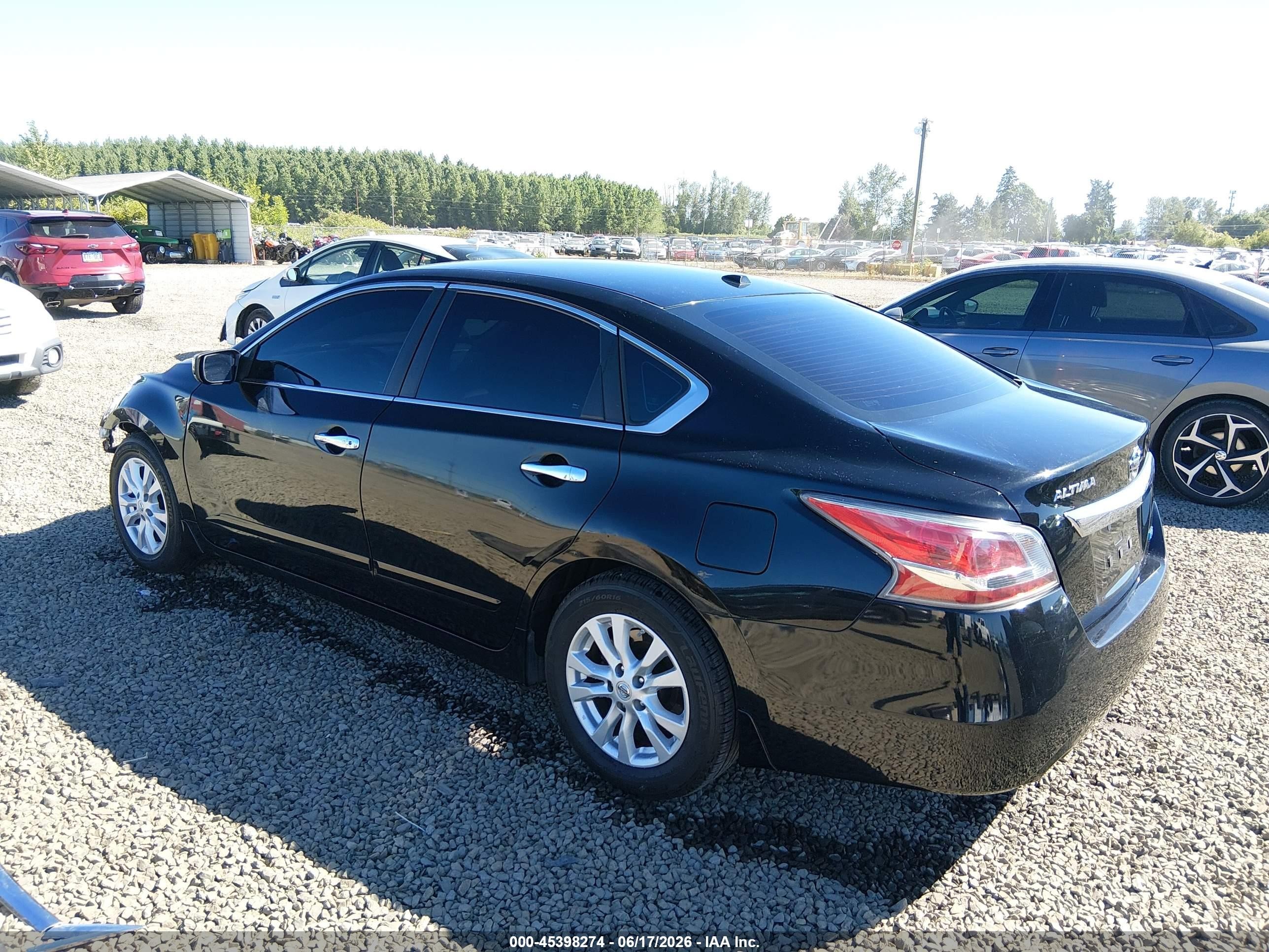 2014 Nissan Altima 2.5 S Black vin: 1N4AL3AP8EC159465