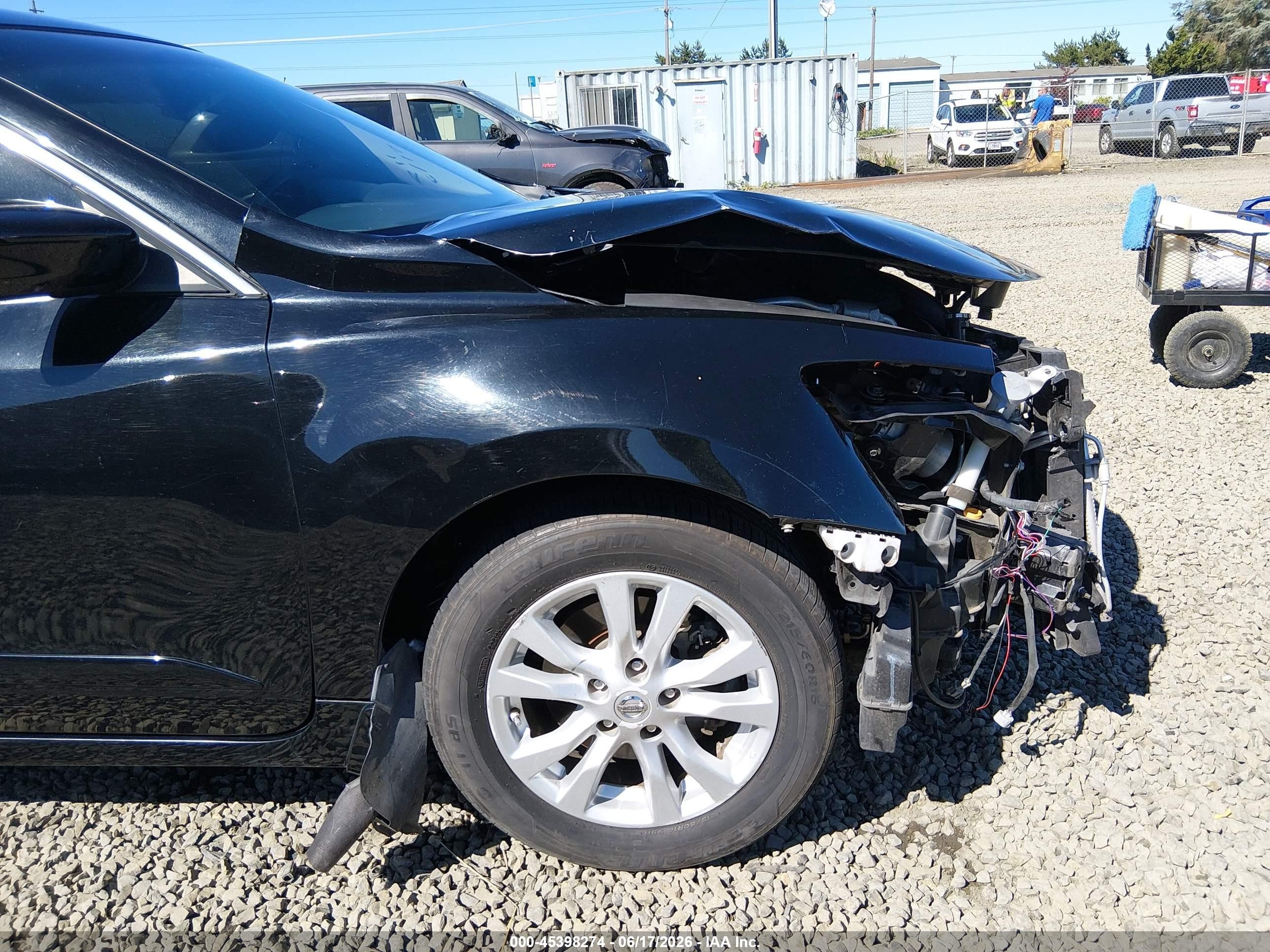 2014 Nissan Altima 2.5 S Black vin: 1N4AL3AP8EC159465