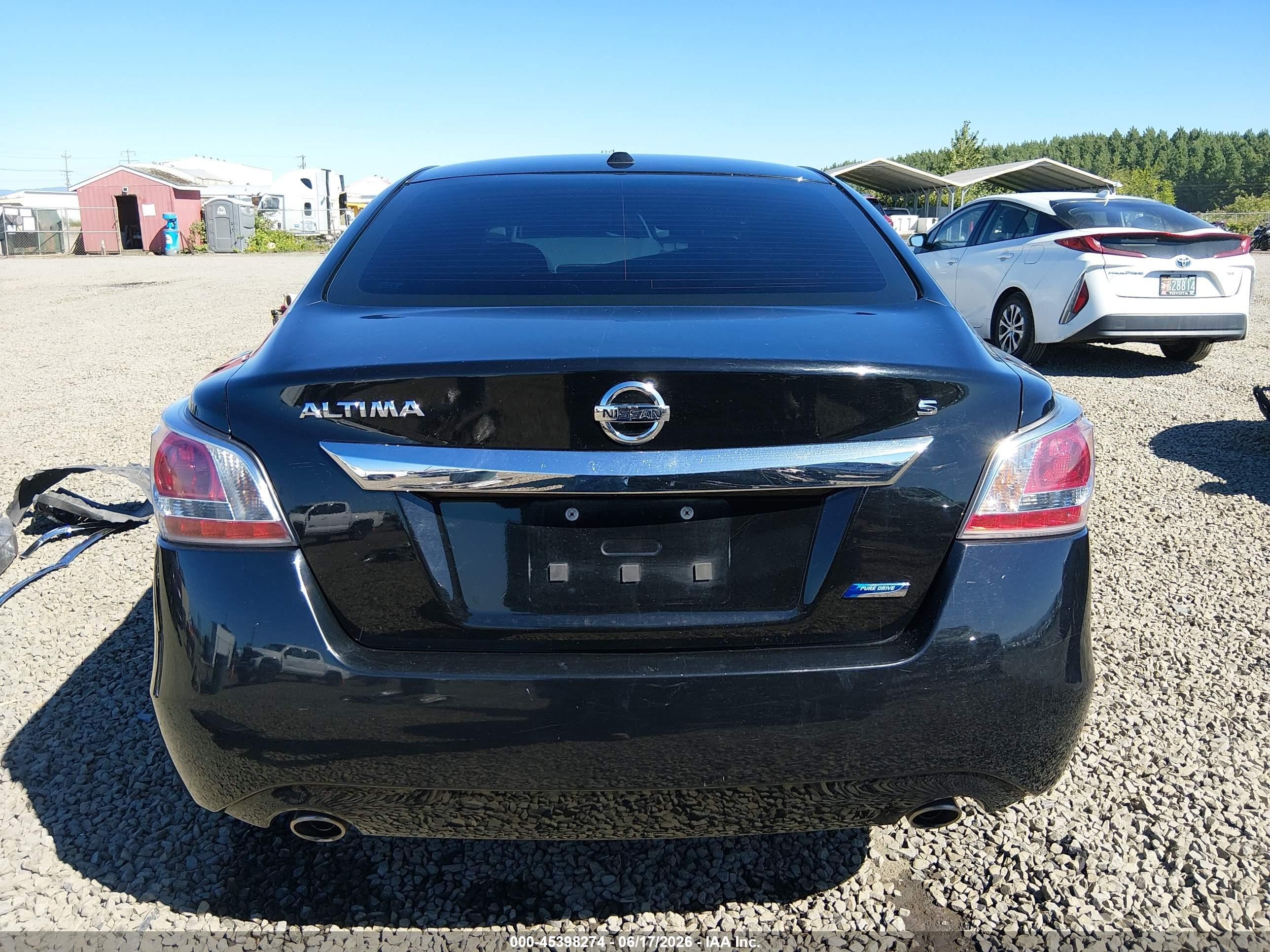2014 Nissan Altima 2.5 S Black vin: 1N4AL3AP8EC159465