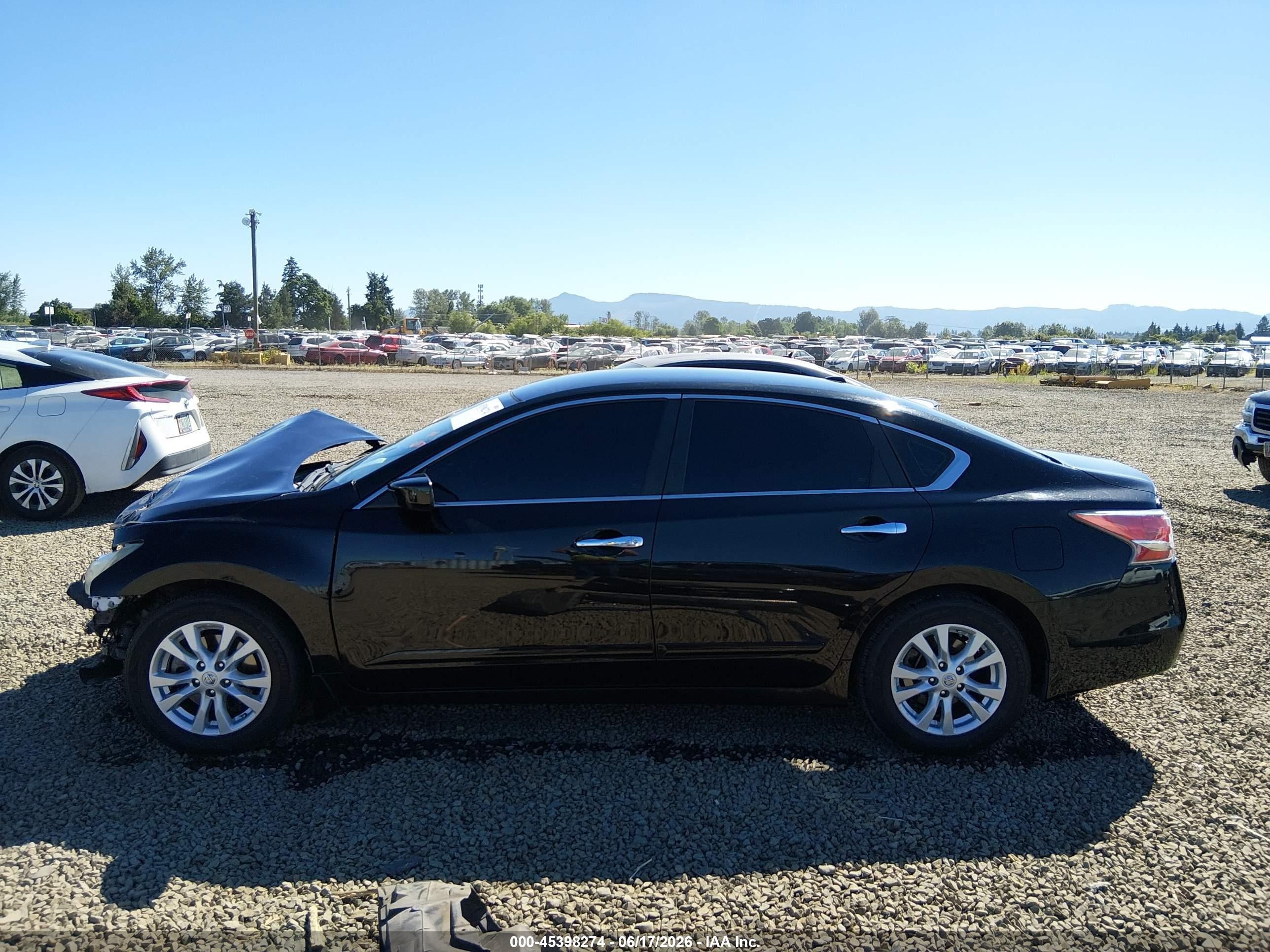 2014 Nissan Altima 2.5 S Black vin: 1N4AL3AP8EC159465