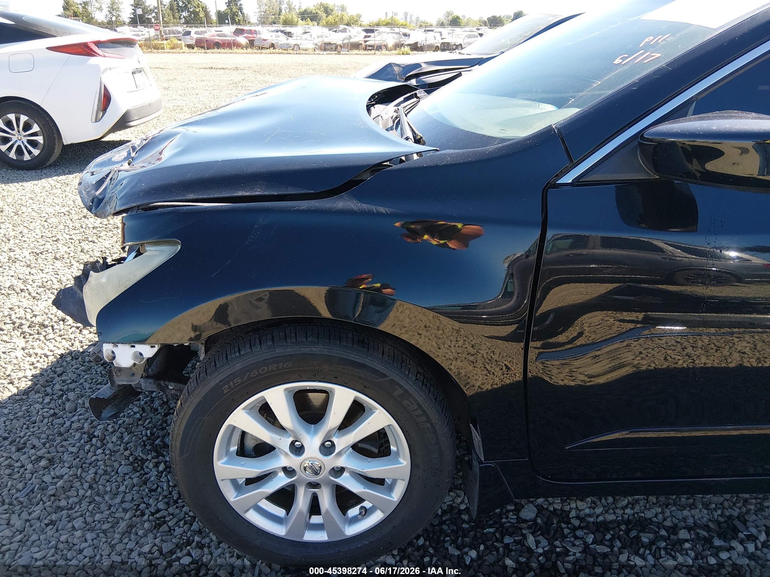 2014 Nissan Altima 2.5 S Black vin: 1N4AL3AP8EC159465