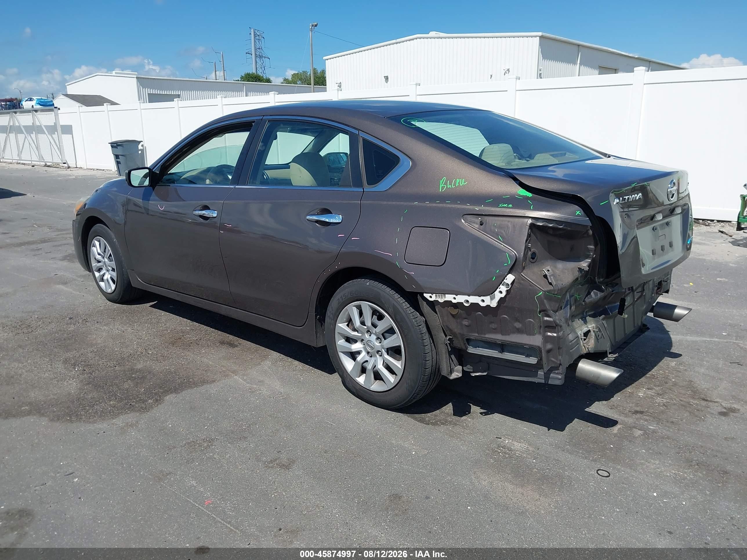 2014 Nissan Altima 2.5 S Brown vin: 1N4AL3AP8EC165766