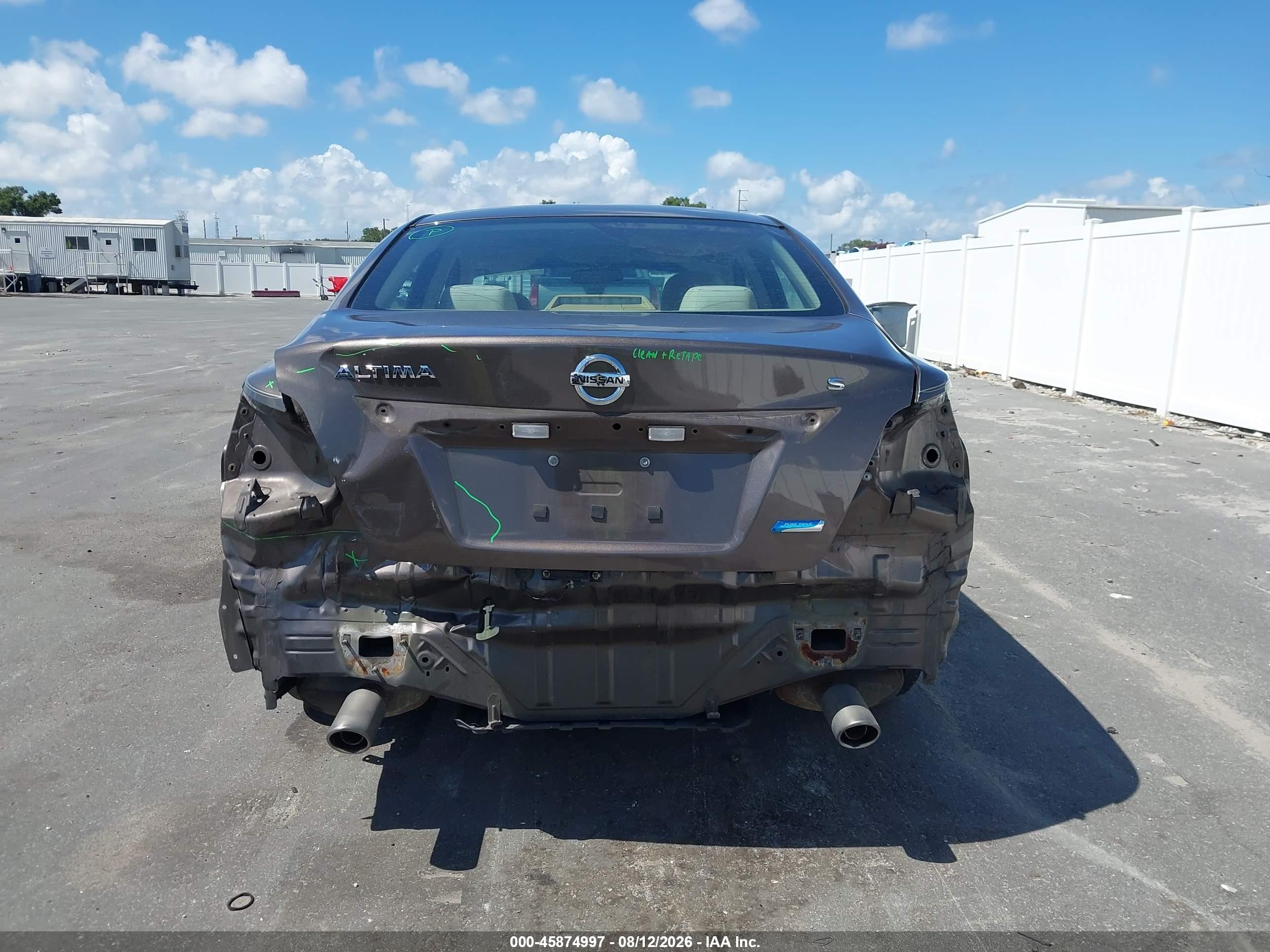 2014 Nissan Altima 2.5 S Brown vin: 1N4AL3AP8EC165766