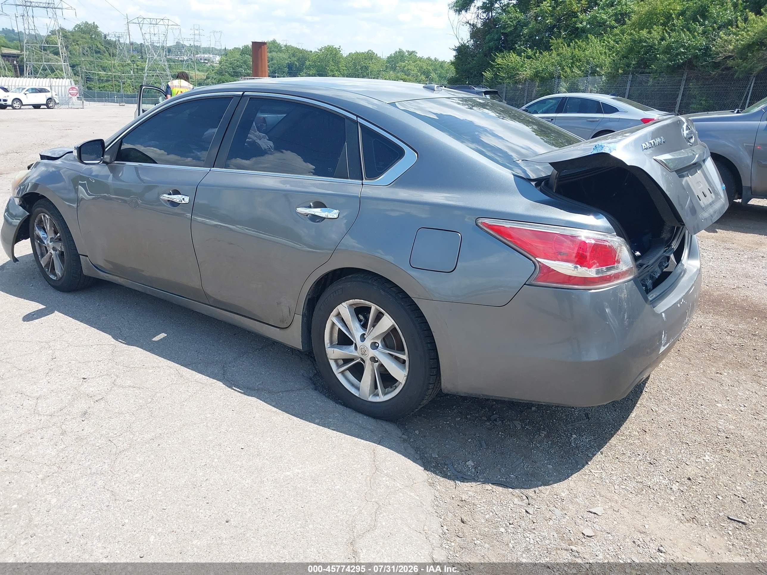 2014 Nissan Altima 2.5 Sl Gray vin: 1N4AL3AP8EC170997