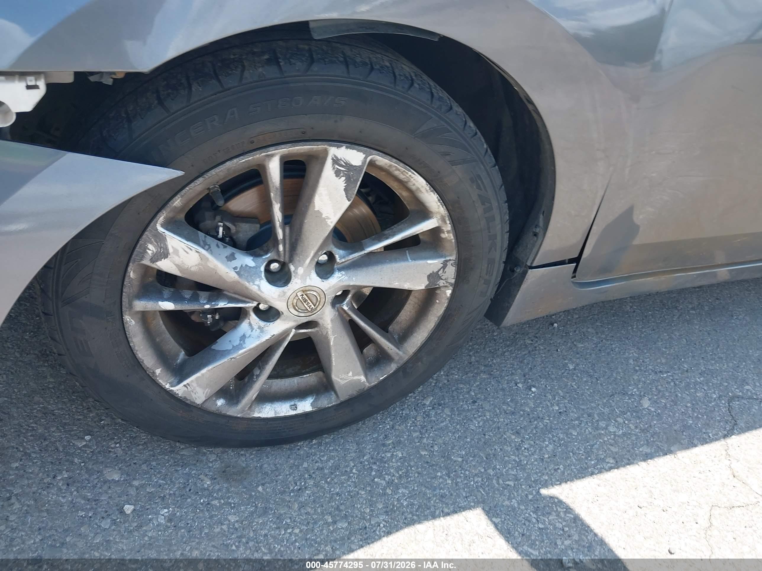 2014 Nissan Altima 2.5 Sl Gray vin: 1N4AL3AP8EC170997