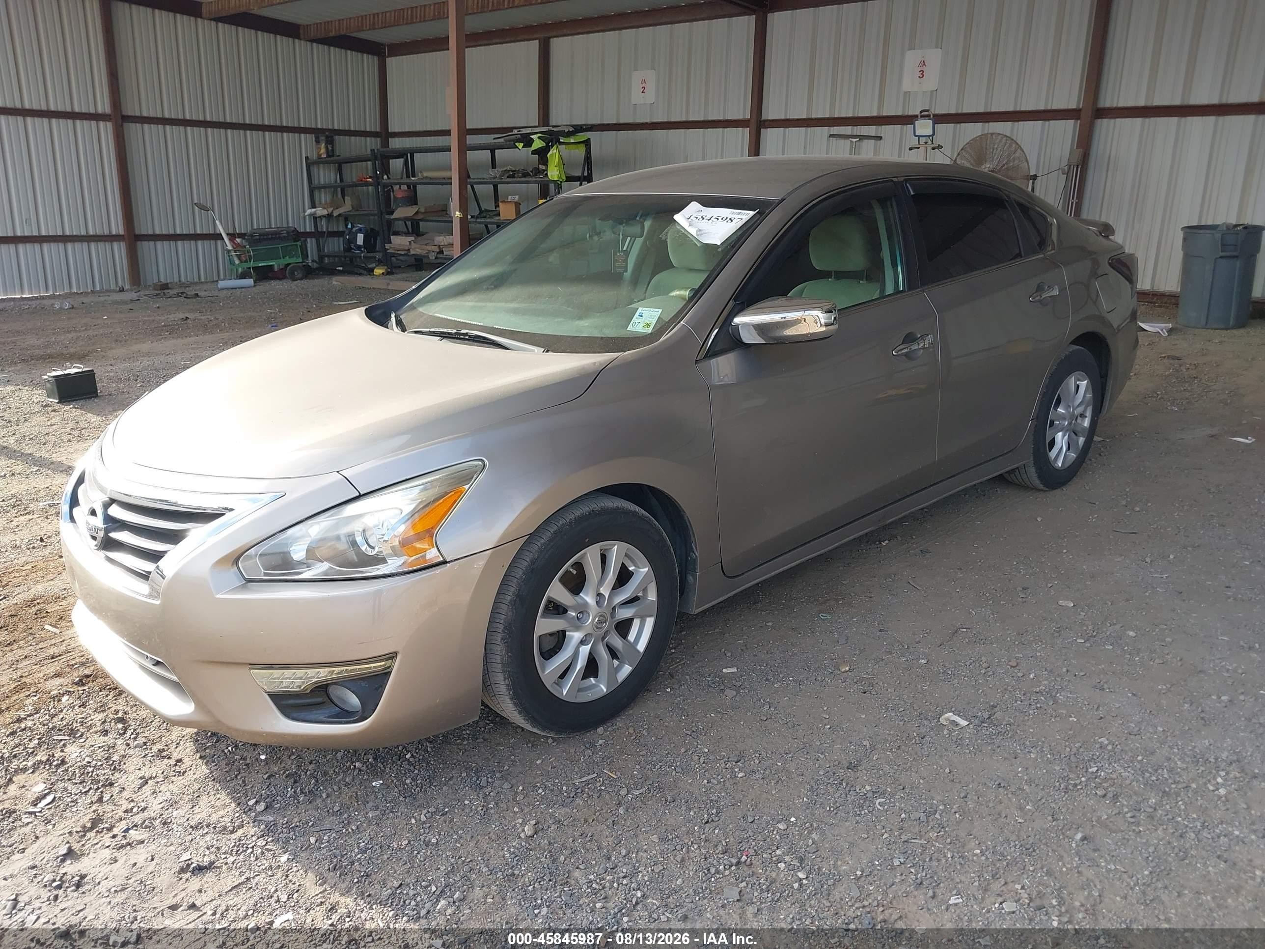 2014 Nissan Altima 2.5 S Желто-коричневый vin: 1N4AL3AP8EC171115