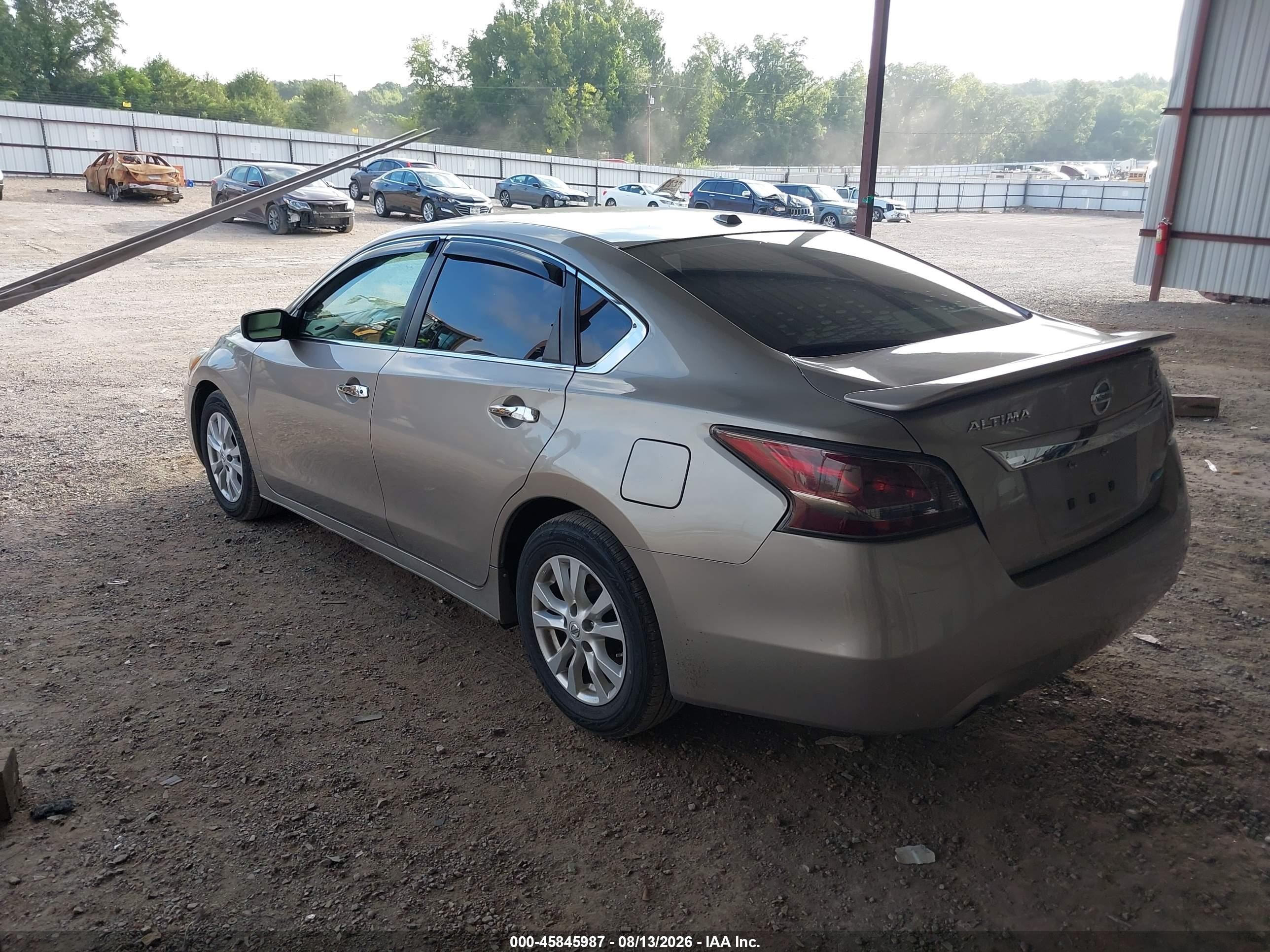 2014 Nissan Altima 2.5 S Желто-коричневый vin: 1N4AL3AP8EC171115