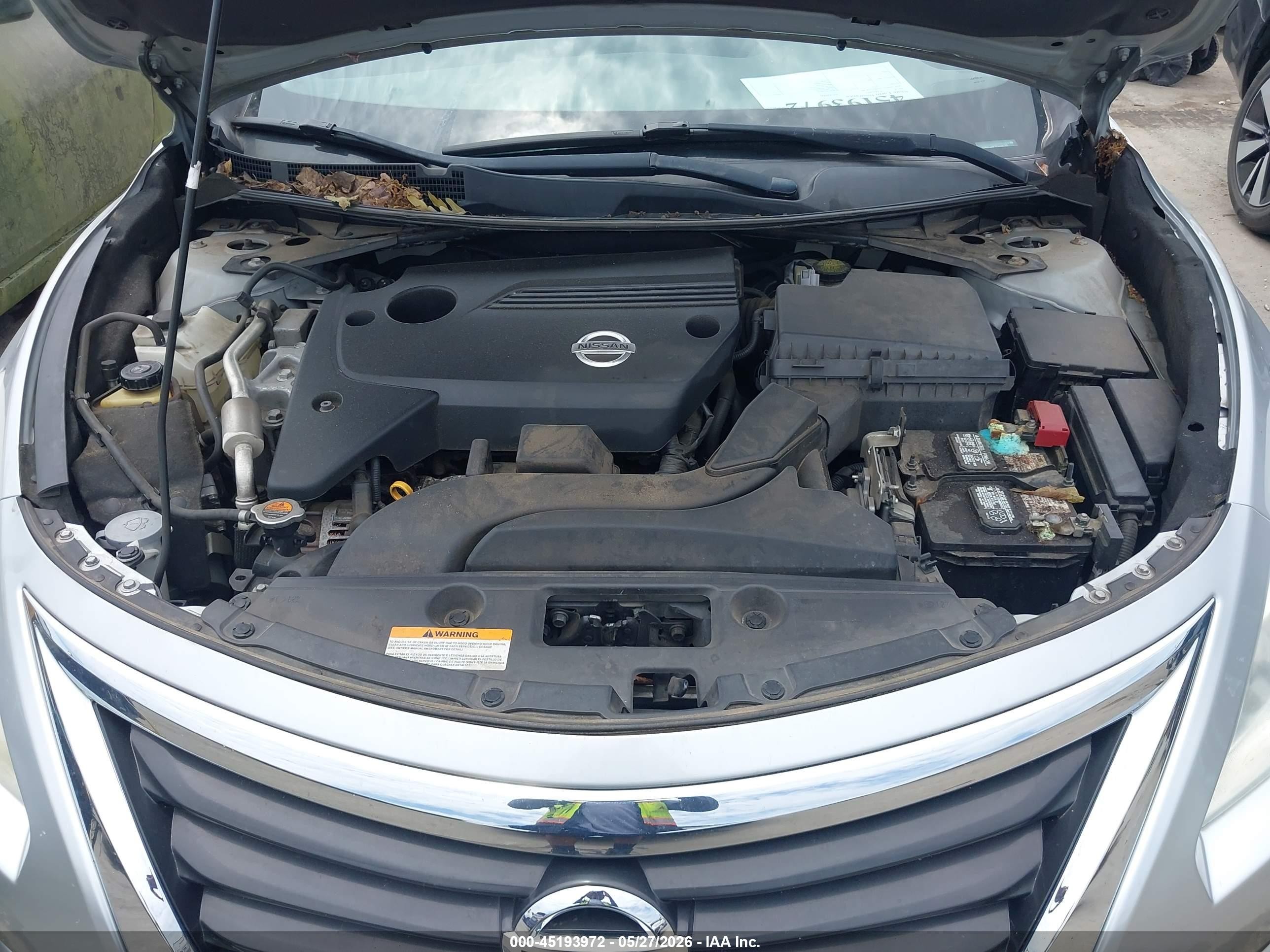 2014 Nissan Altima 2.5 S Silver vin: 1N4AL3AP8EC184186