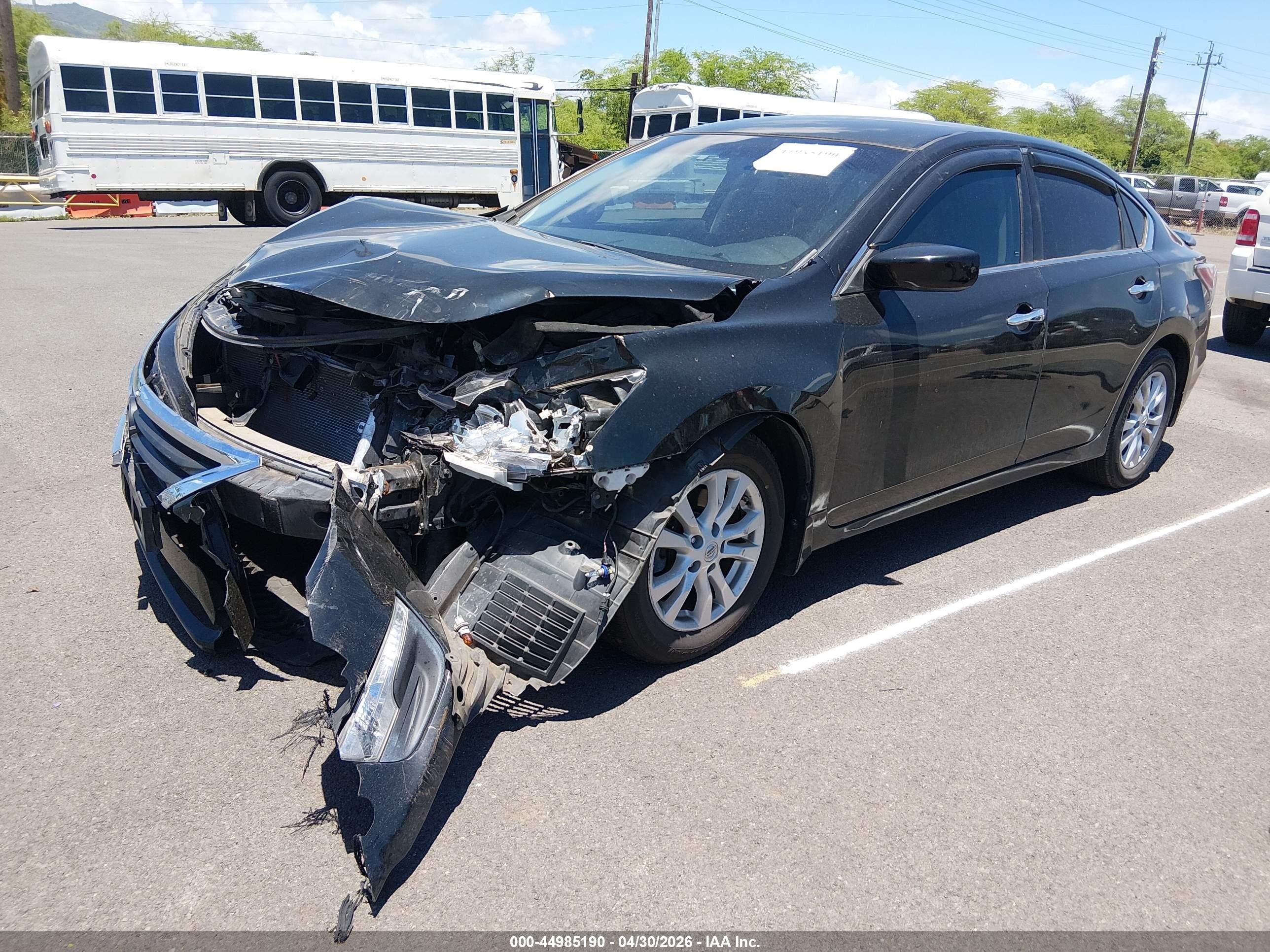 2014 Nissan Altima 2.5 S Black vin: 1N4AL3AP8EC184527