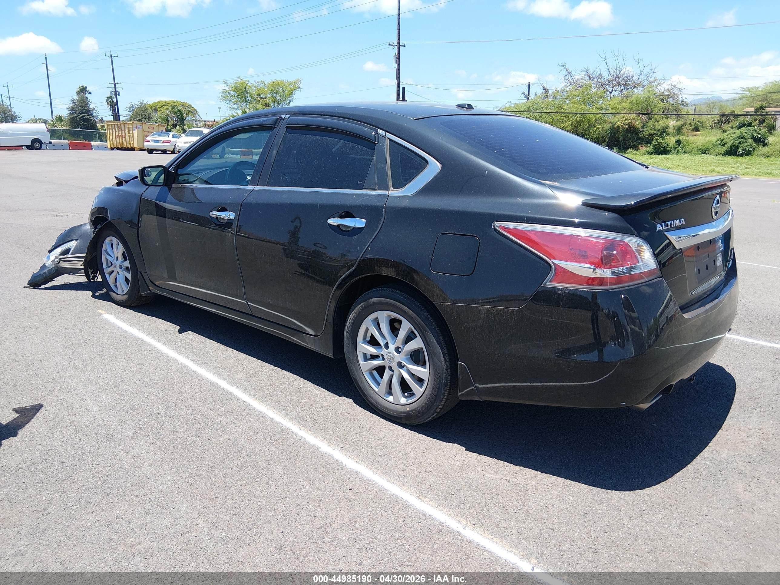 2014 Nissan Altima 2.5 S Black vin: 1N4AL3AP8EC184527