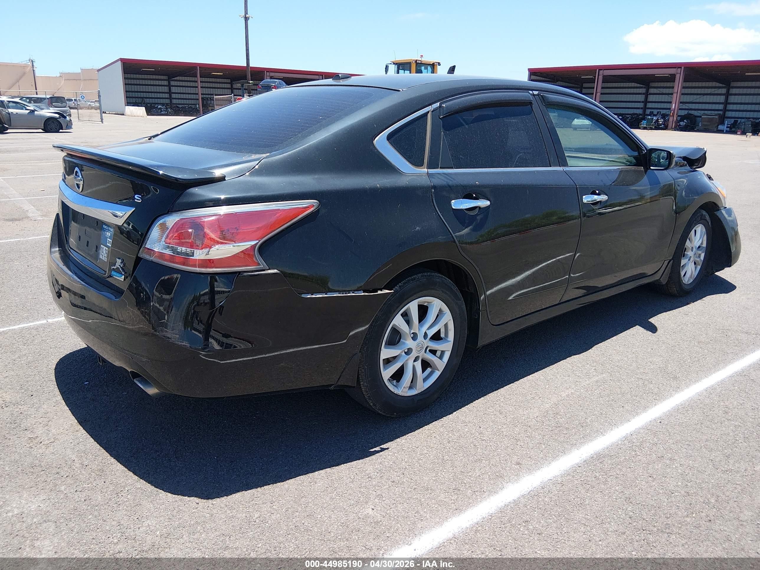 2014 Nissan Altima 2.5 S Black vin: 1N4AL3AP8EC184527