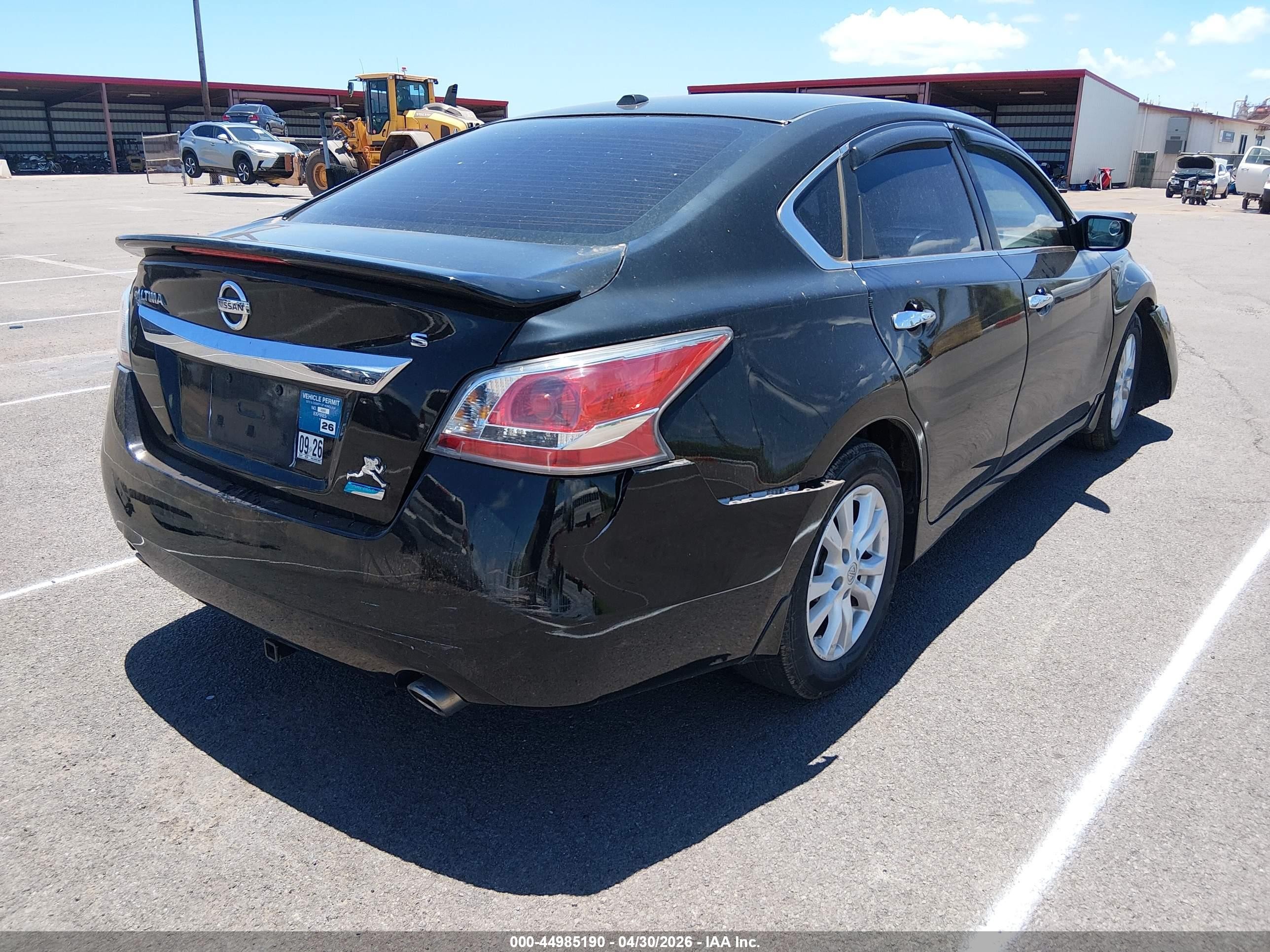 2014 Nissan Altima 2.5 S Black vin: 1N4AL3AP8EC184527