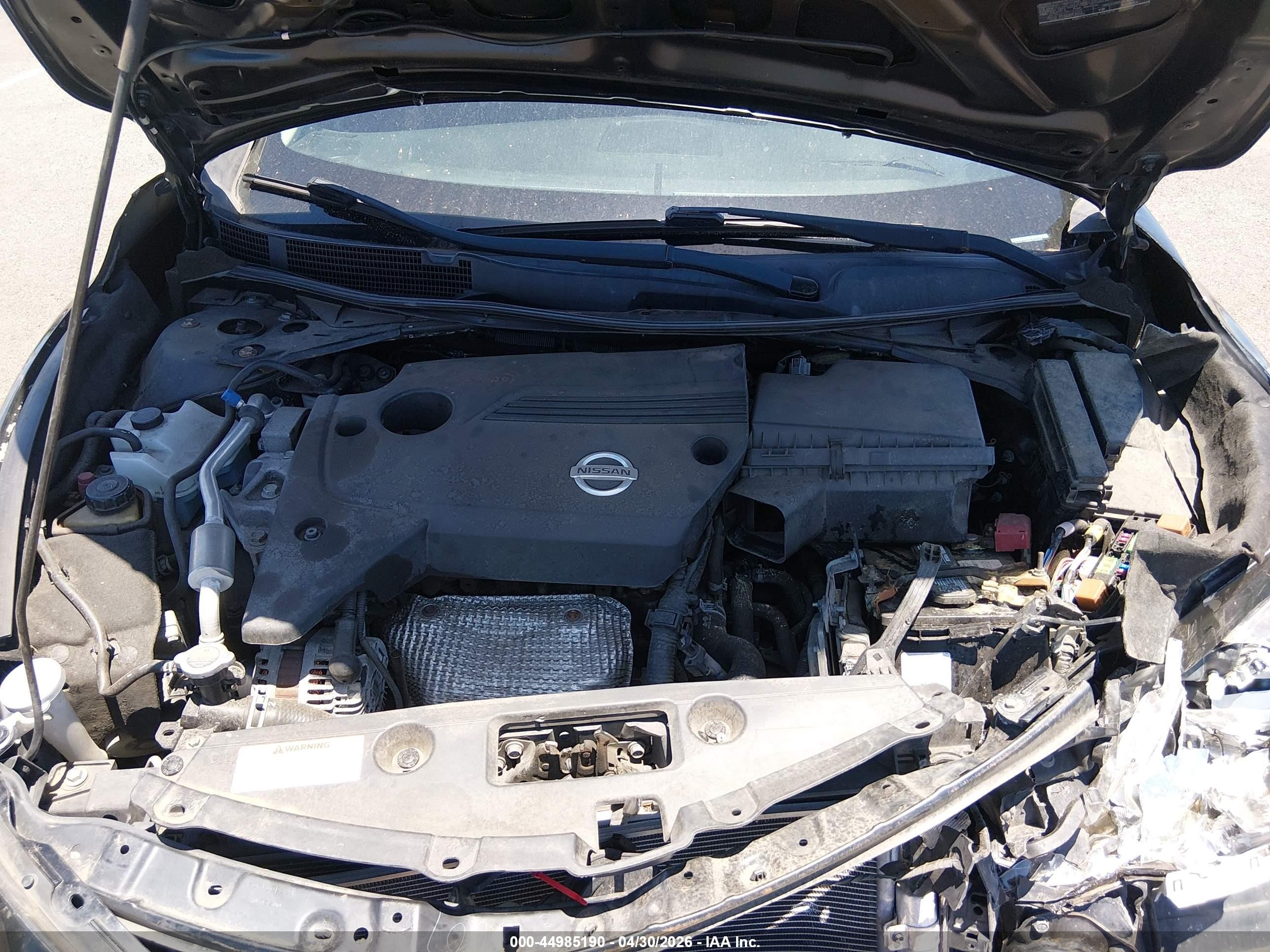 2014 Nissan Altima 2.5 S Black vin: 1N4AL3AP8EC184527
