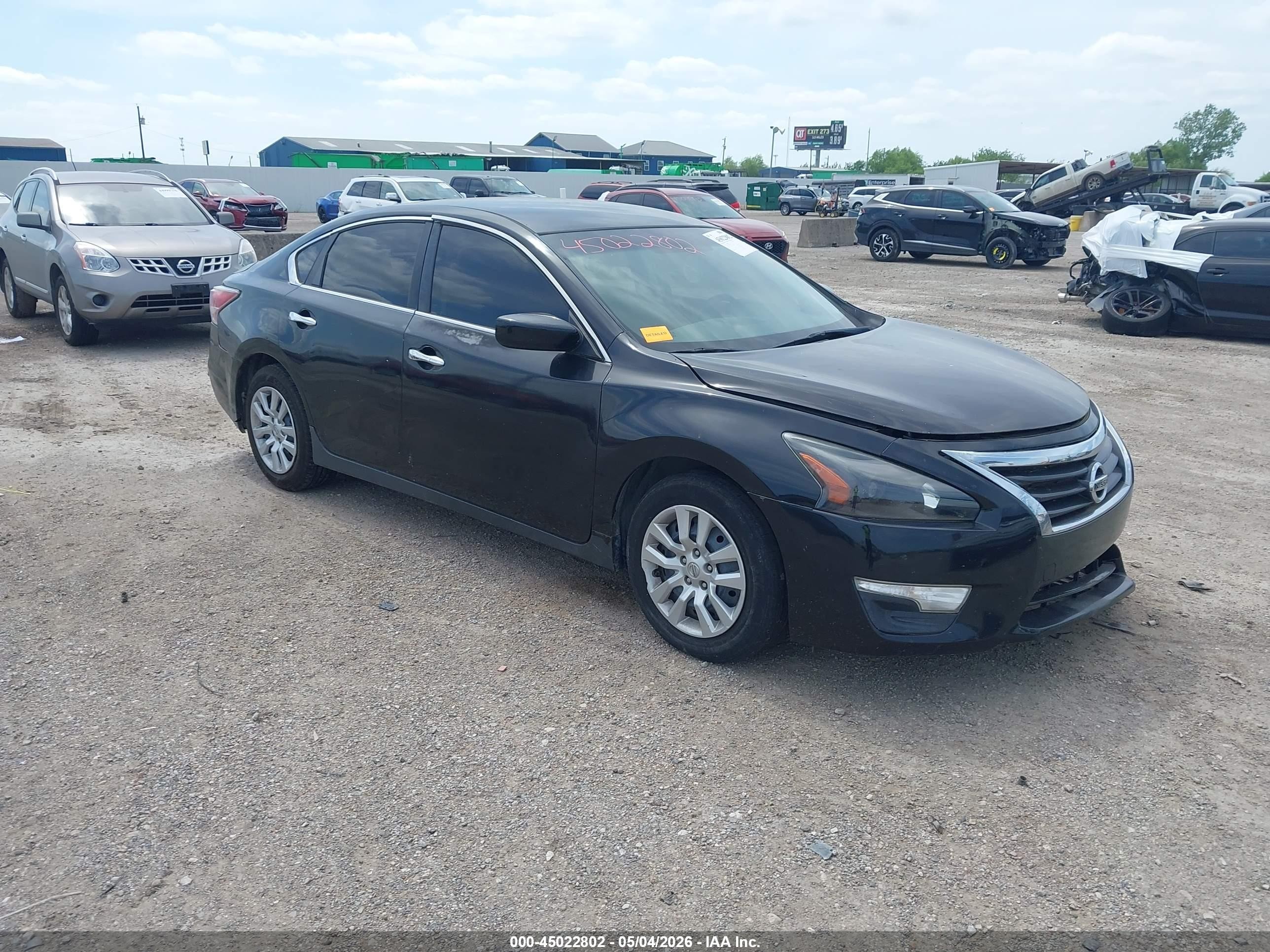 2014 Nissan Altima 2.5 S Black vin: 1N4AL3AP8EC185385