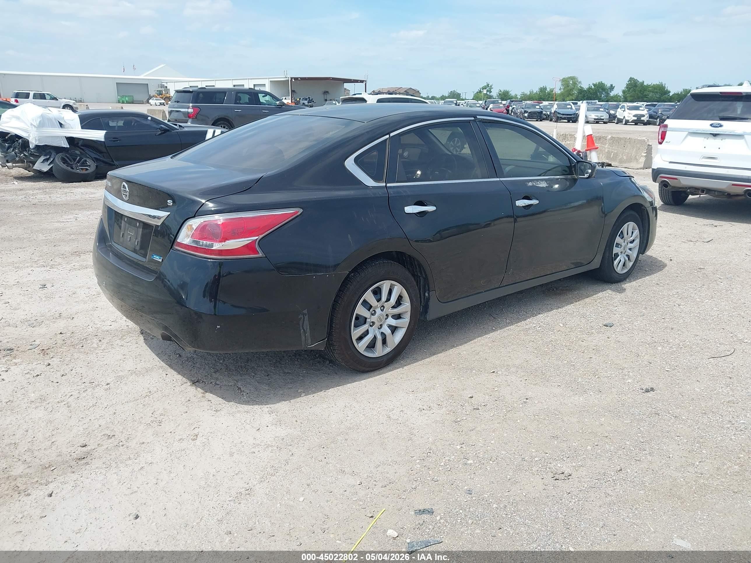 2014 Nissan Altima 2.5 S Black vin: 1N4AL3AP8EC185385