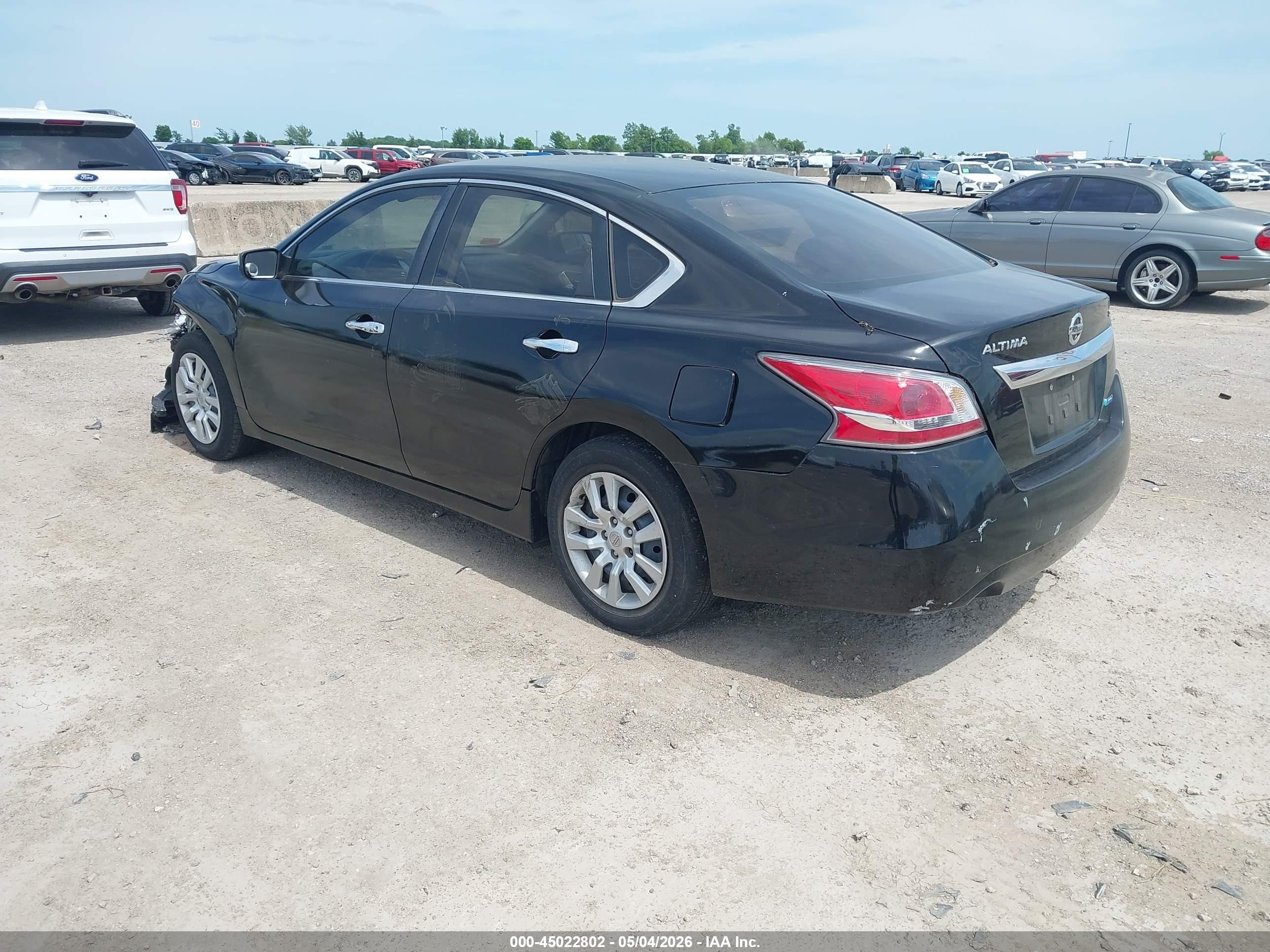 2014 Nissan Altima 2.5 S Black vin: 1N4AL3AP8EC185385