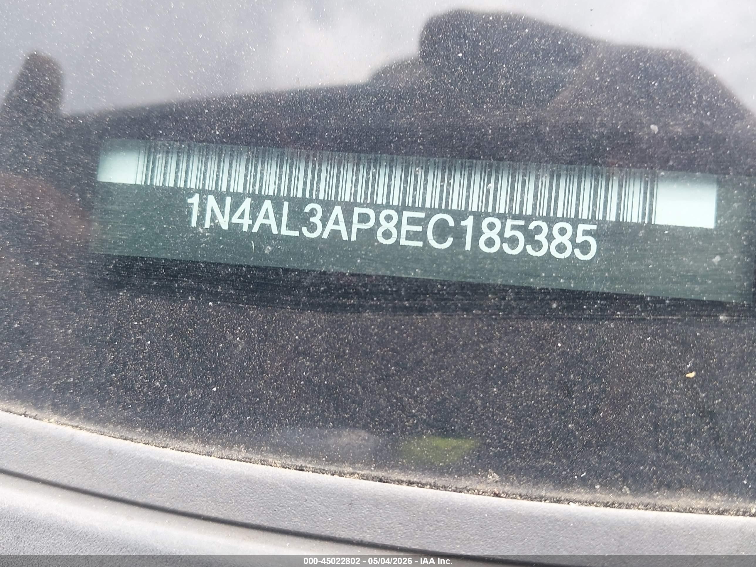 2014 Nissan Altima 2.5 S Black vin: 1N4AL3AP8EC185385