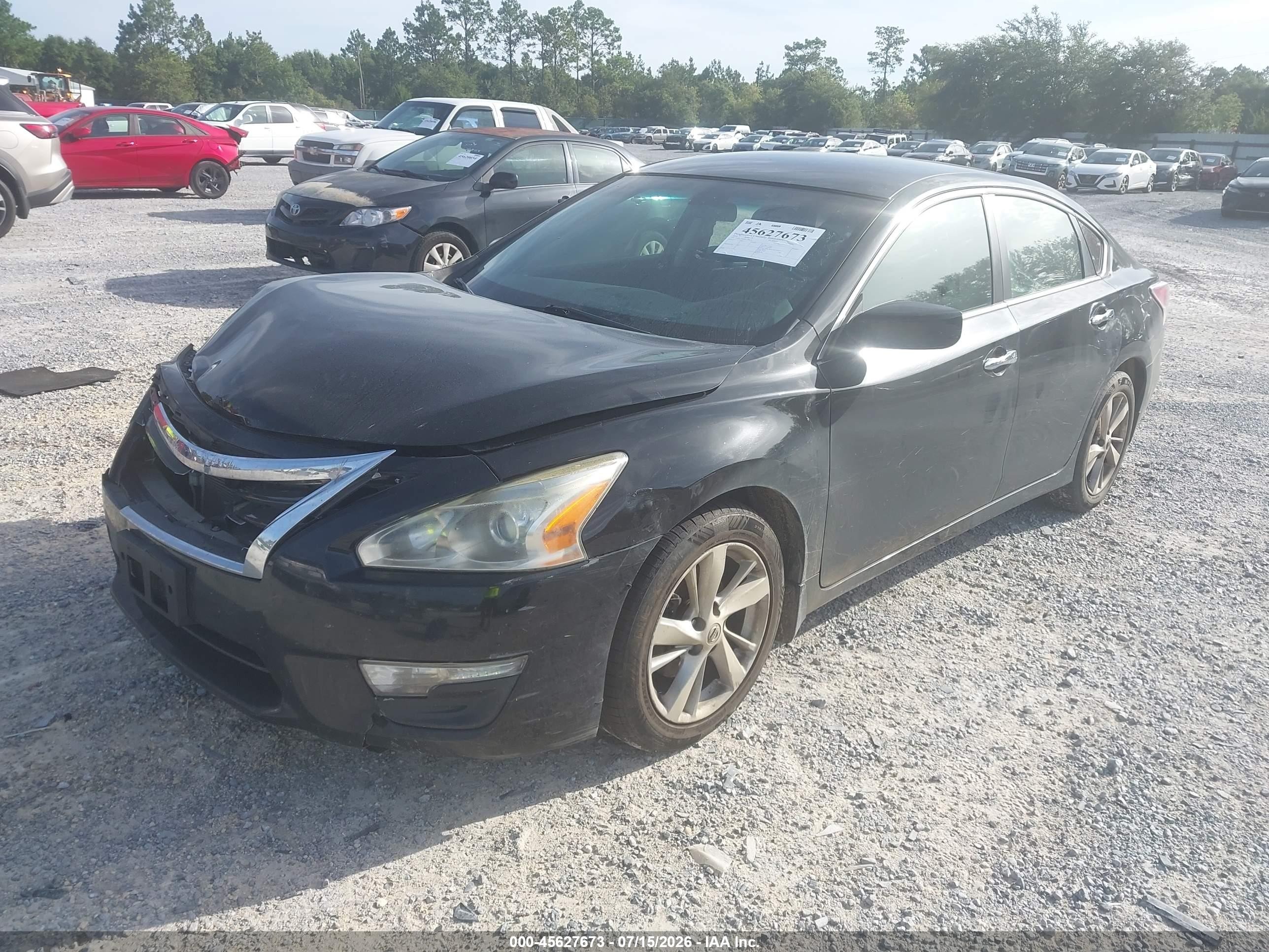 2014 Nissan Altima 2.5 Sv Black vin: 1N4AL3AP8EC186326