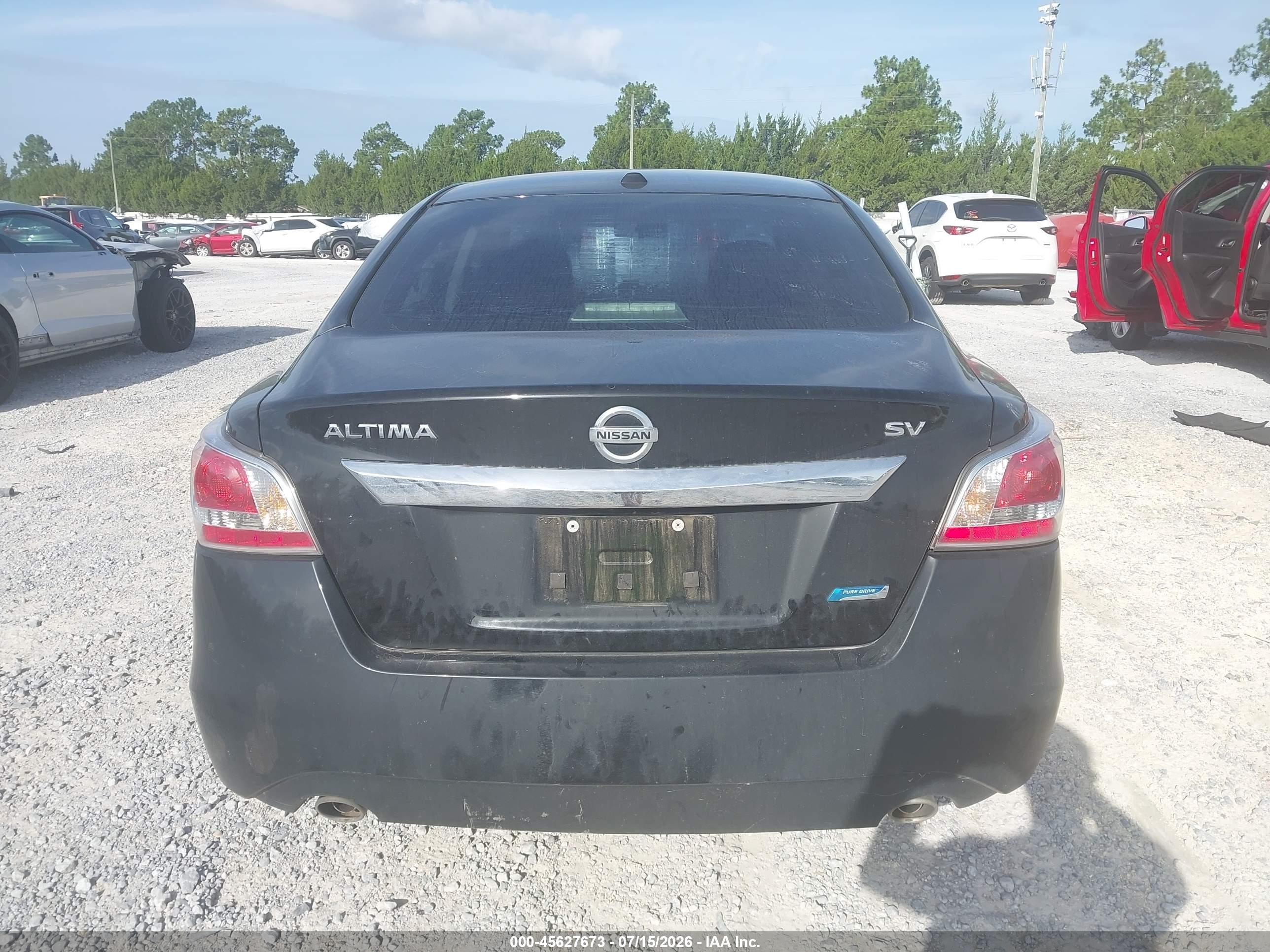 2014 Nissan Altima 2.5 Sv Black vin: 1N4AL3AP8EC186326