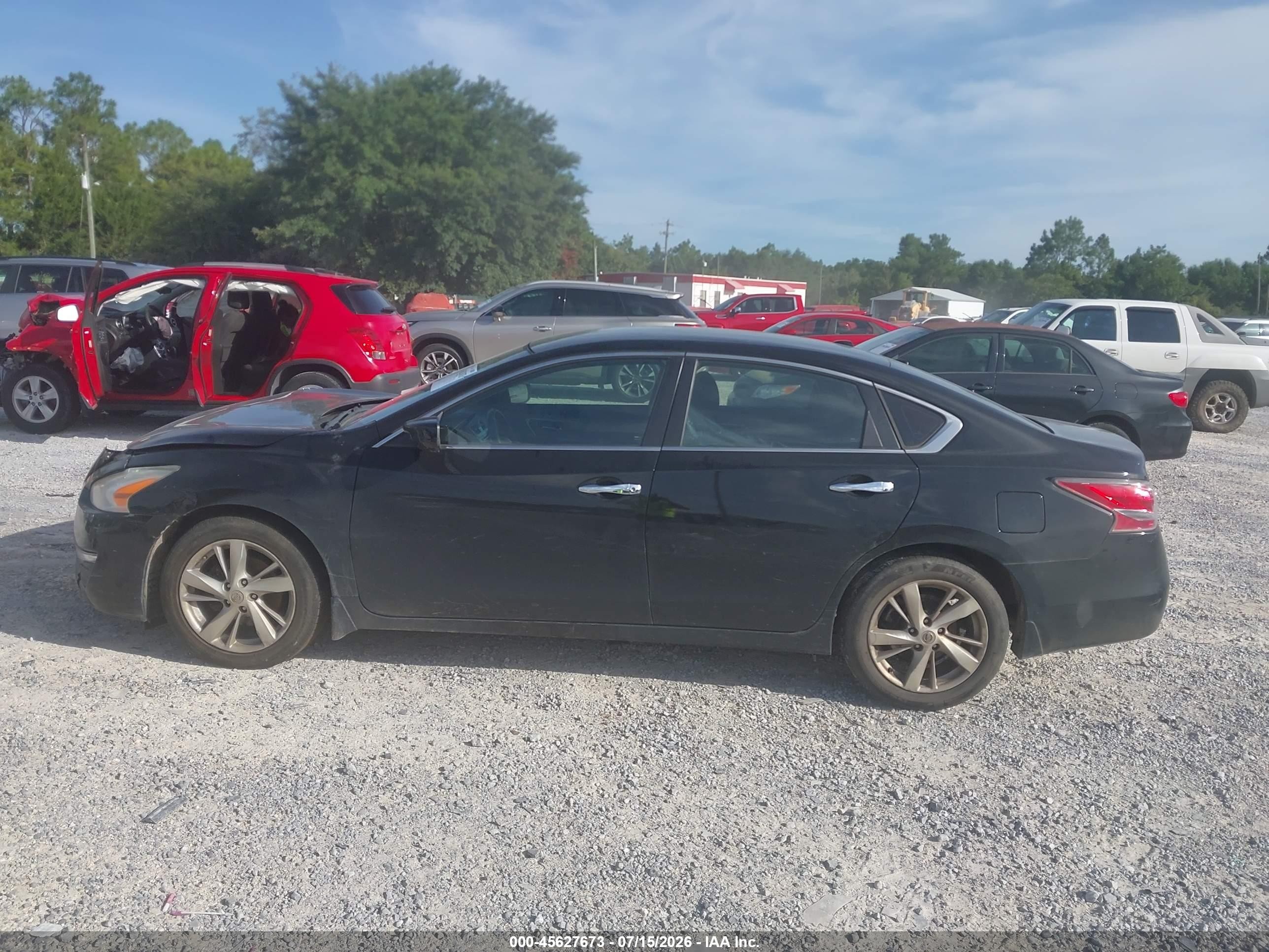 2014 Nissan Altima 2.5 Sv Black vin: 1N4AL3AP8EC186326