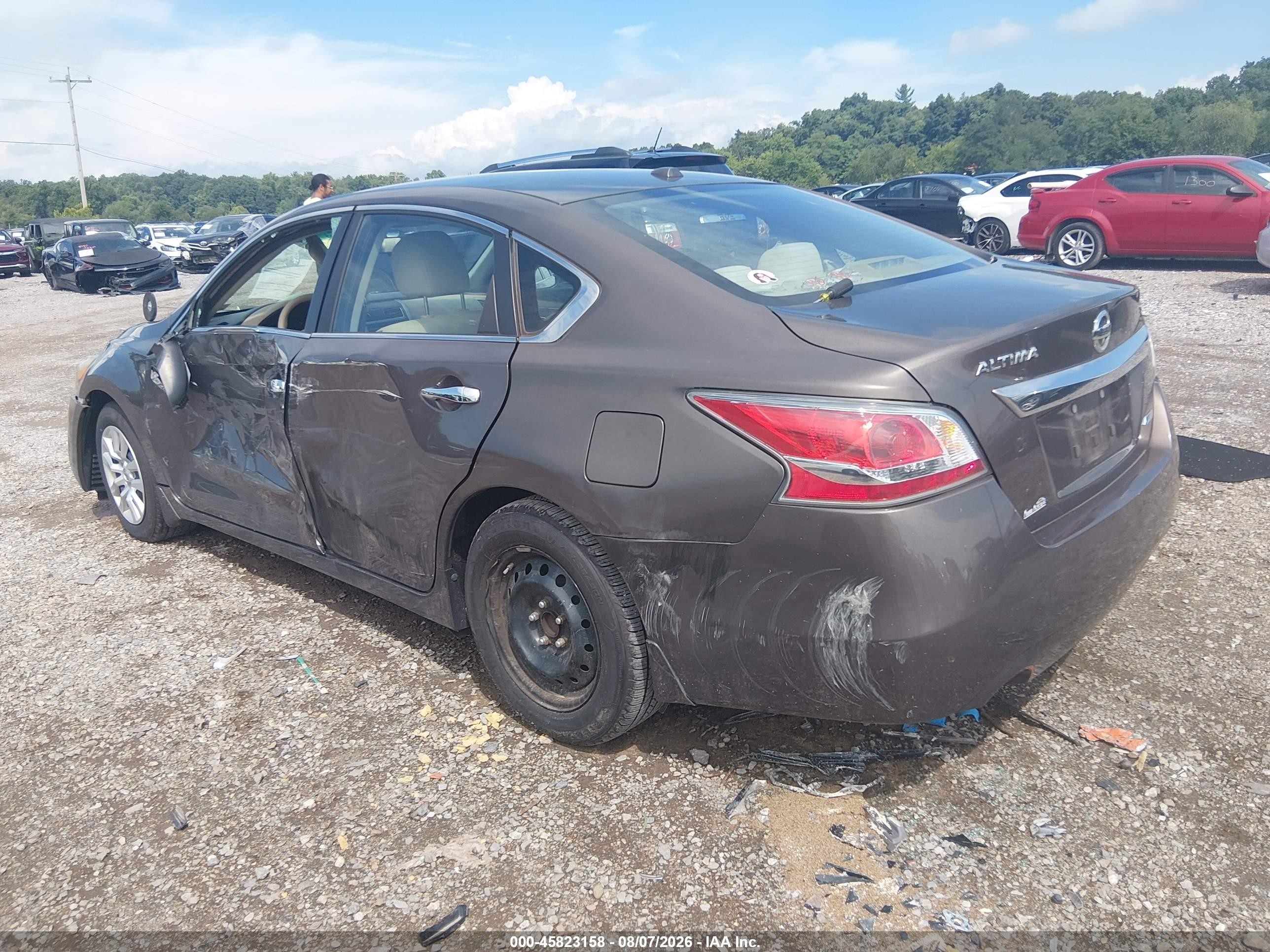 2014 Nissan Altima 2.5 S Серый vin: 1N4AL3AP8EC191025
