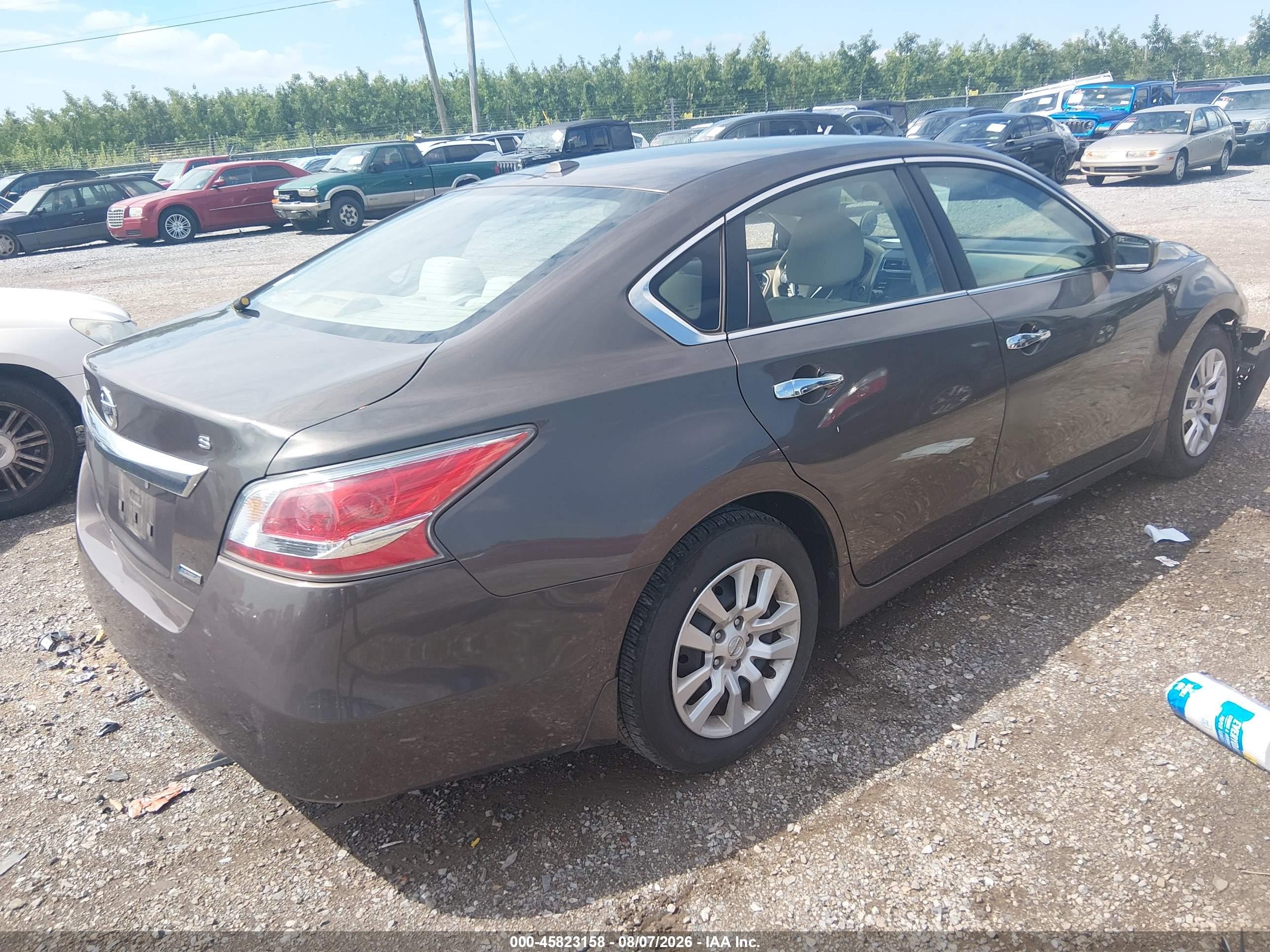 2014 Nissan Altima 2.5 S Серый vin: 1N4AL3AP8EC191025