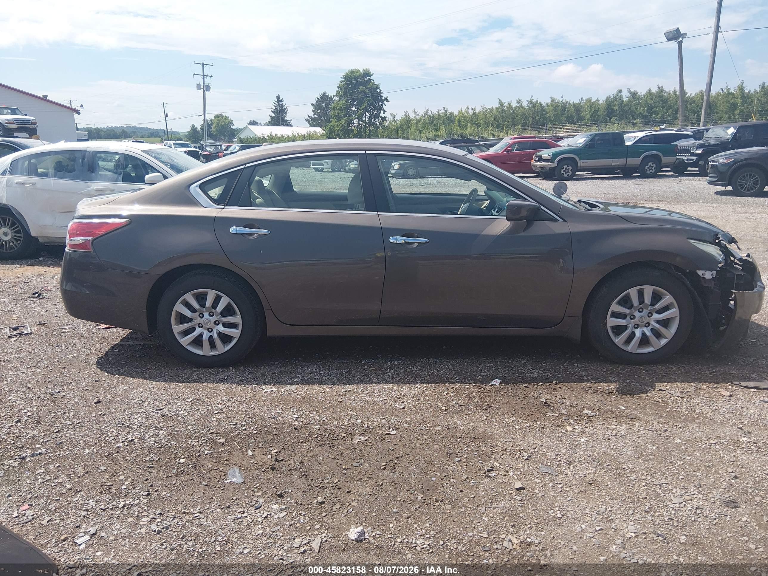 2014 Nissan Altima 2.5 S Серый vin: 1N4AL3AP8EC191025
