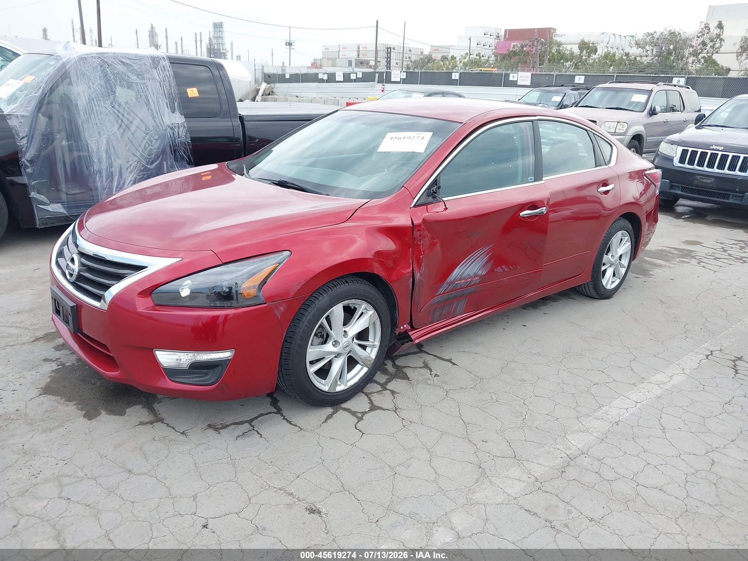 2014 Nissan Altima 2.5 Sv Red vin: 1N4AL3AP8EC191199