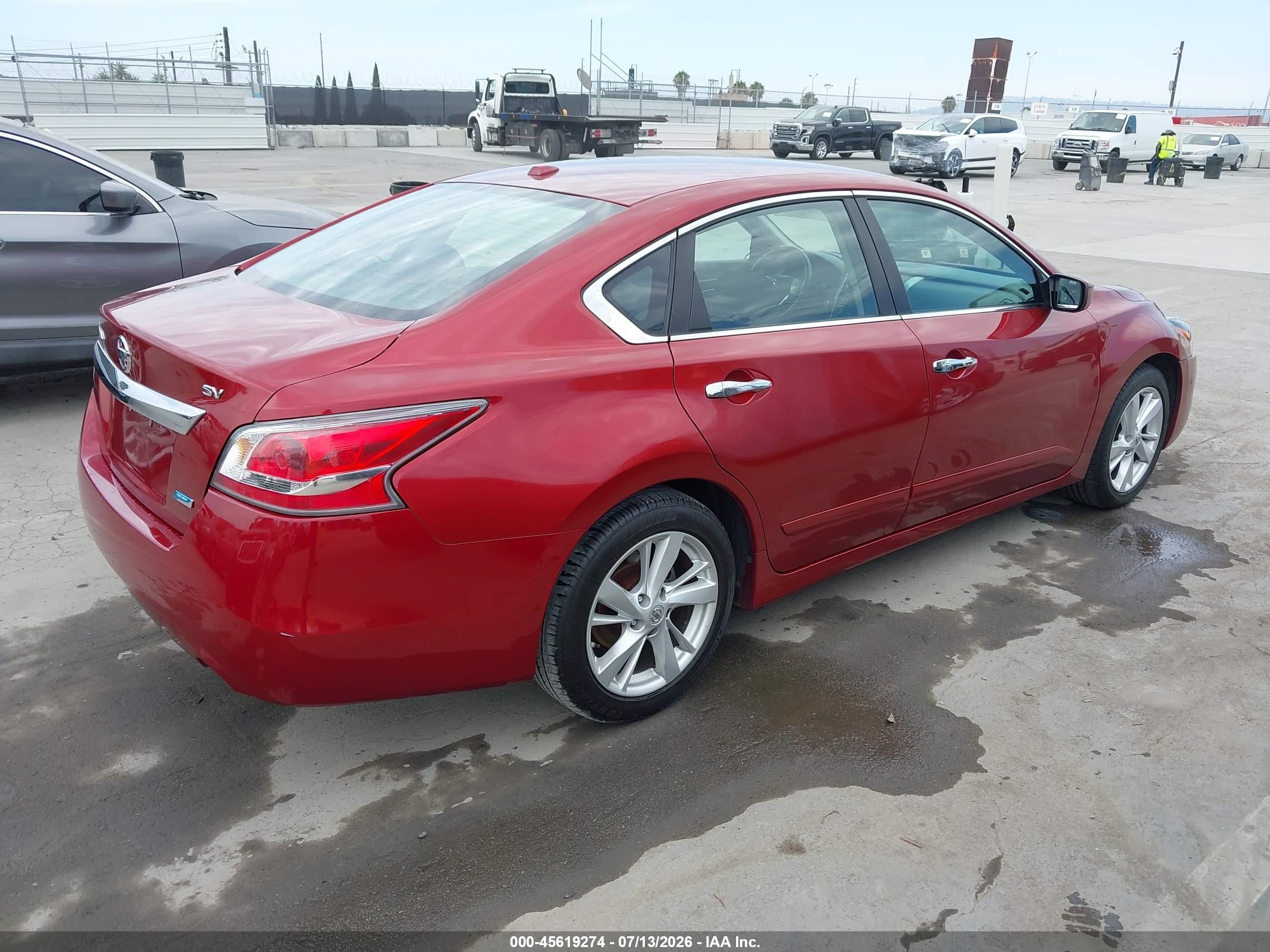 2014 Nissan Altima 2.5 Sv Red vin: 1N4AL3AP8EC191199