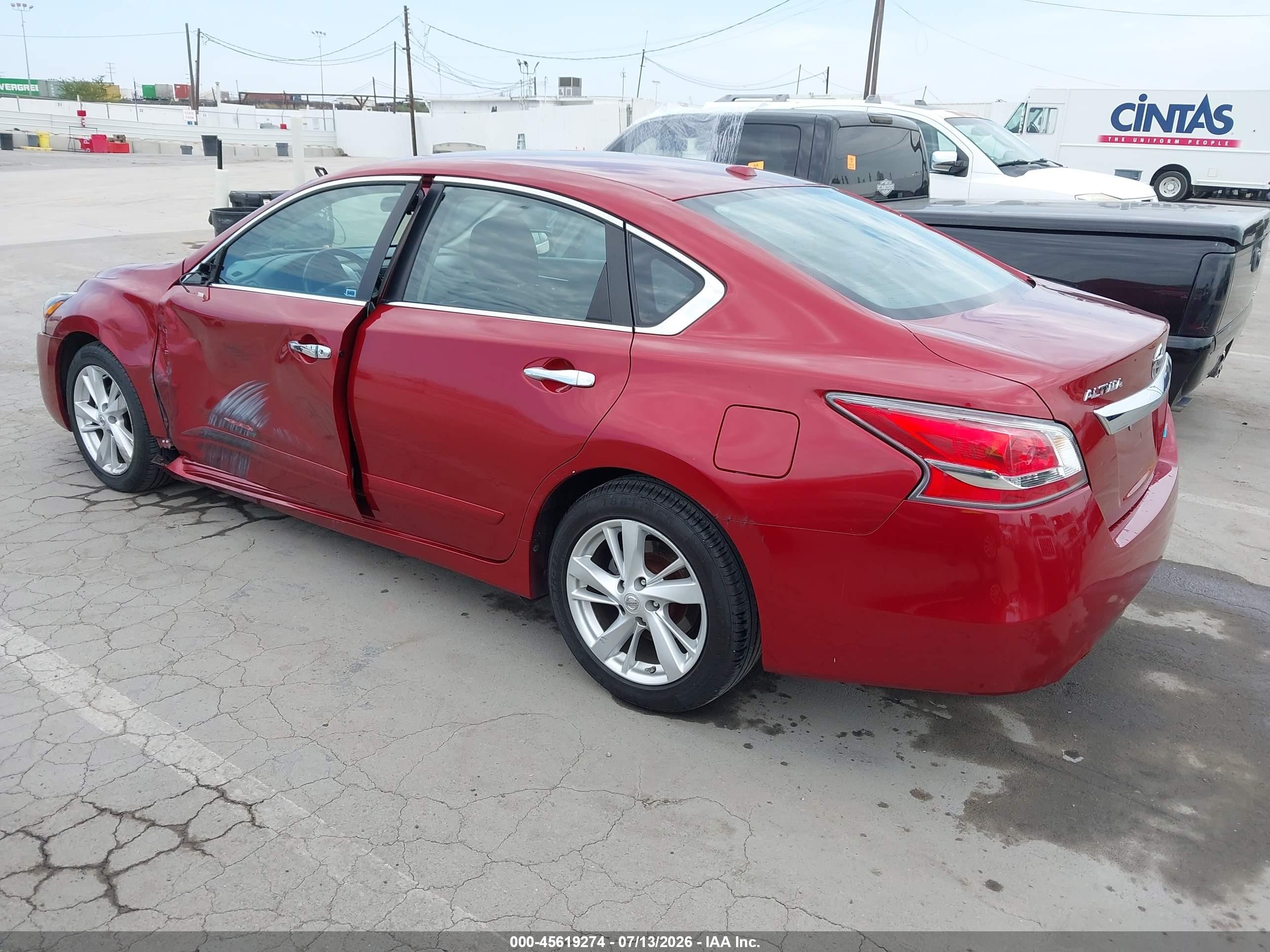 2014 Nissan Altima 2.5 Sv Red vin: 1N4AL3AP8EC191199
