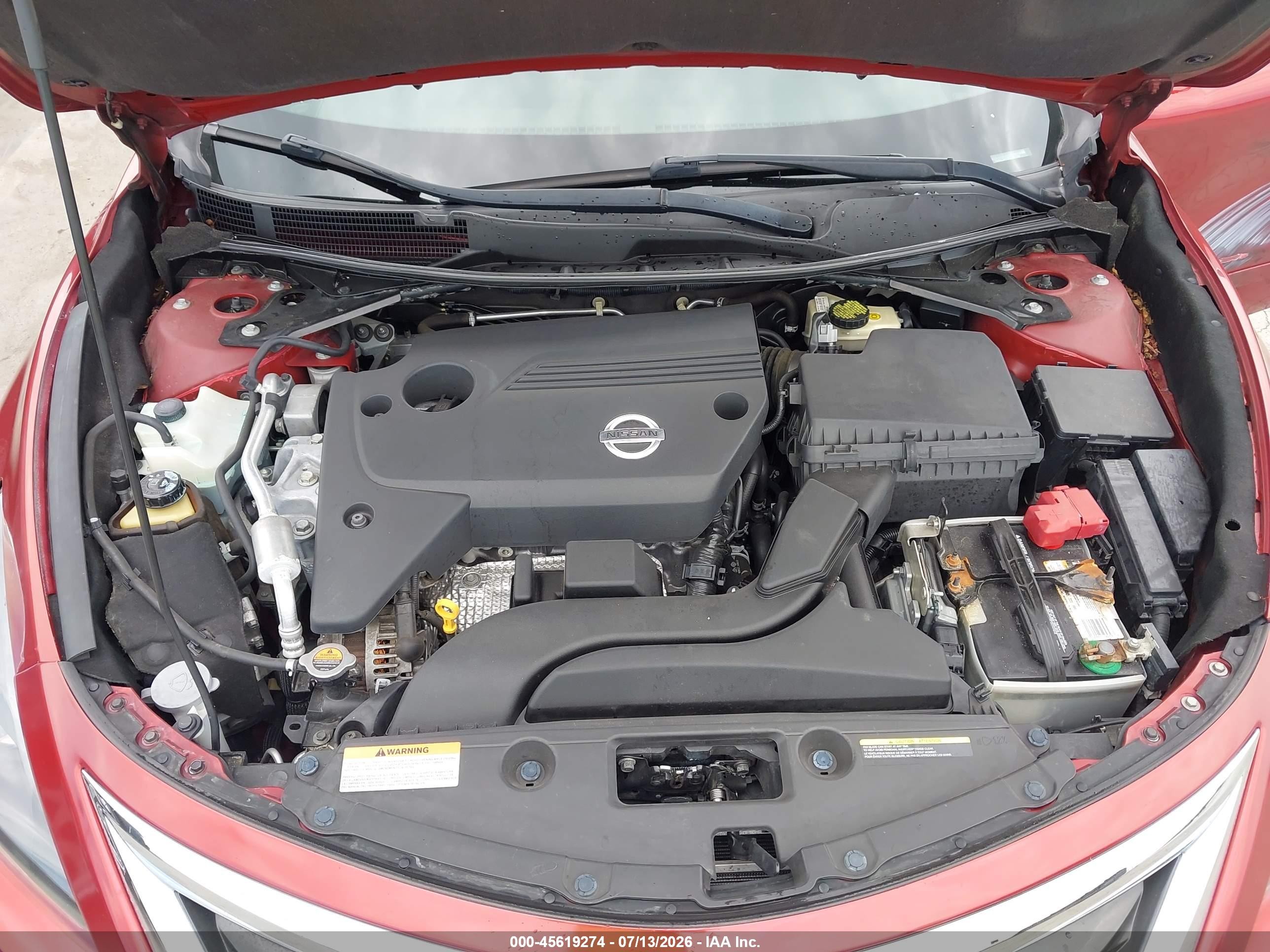 2014 Nissan Altima 2.5 Sv Red vin: 1N4AL3AP8EC191199