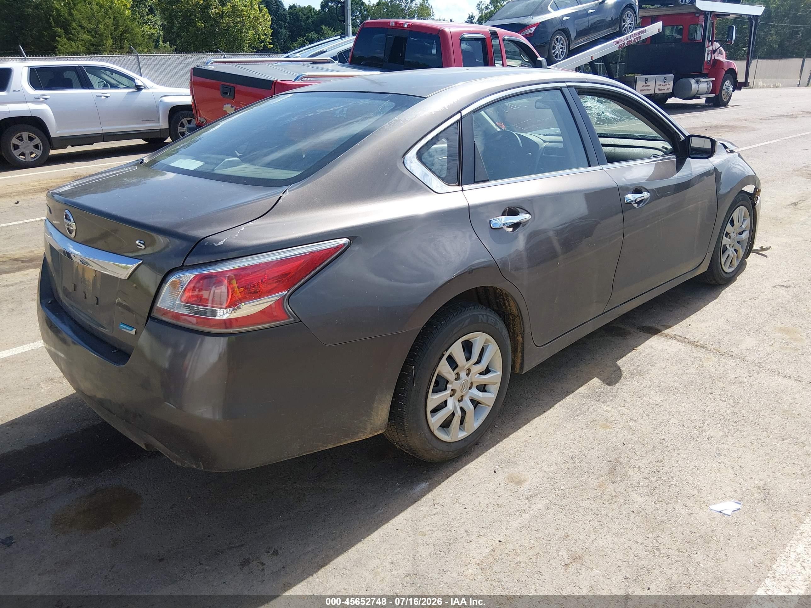2014 Nissan Altima 2.5/2.5 S/2.5 Sl/2.5 Sv Gray vin: 1N4AL3AP8EC198833