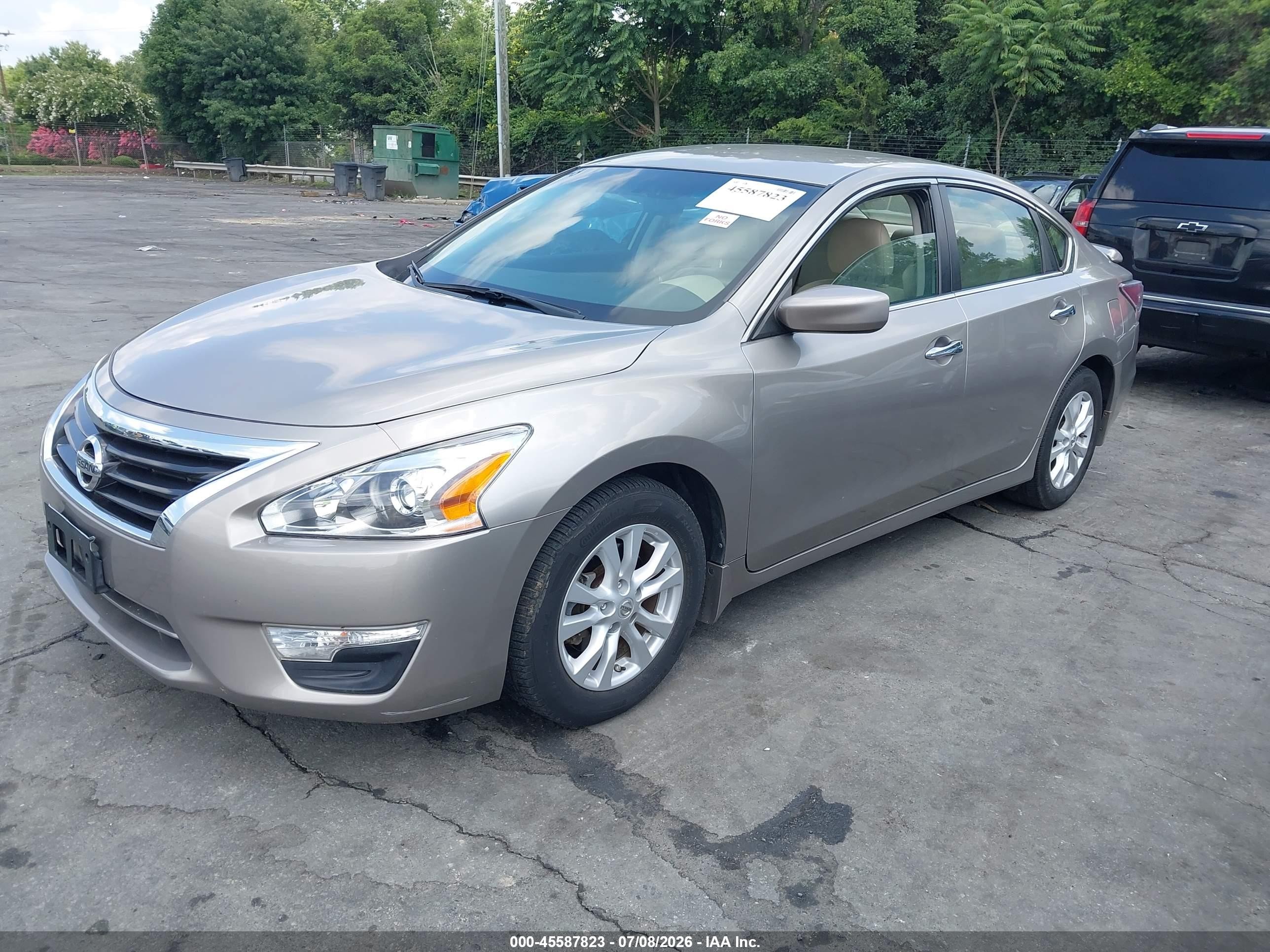 2014 Nissan Altima 2.5 S Tan vin: 1N4AL3AP8EC204078
