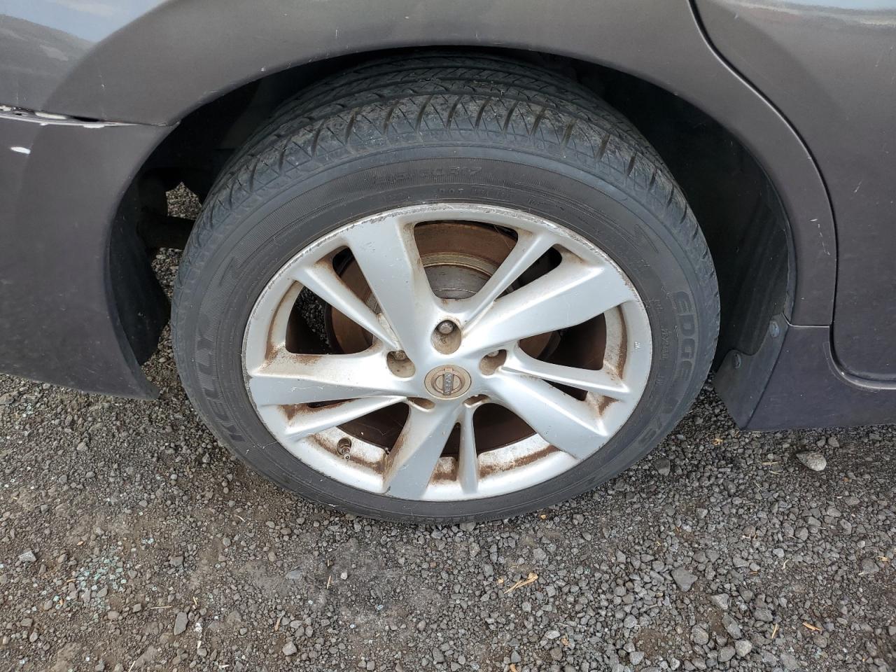 2014 Niss Altima Желто-коричневый vin: 1N4AL3AP8EC265771 Damage: Right Rear Wheel, Curb Rash, > 12 inches
