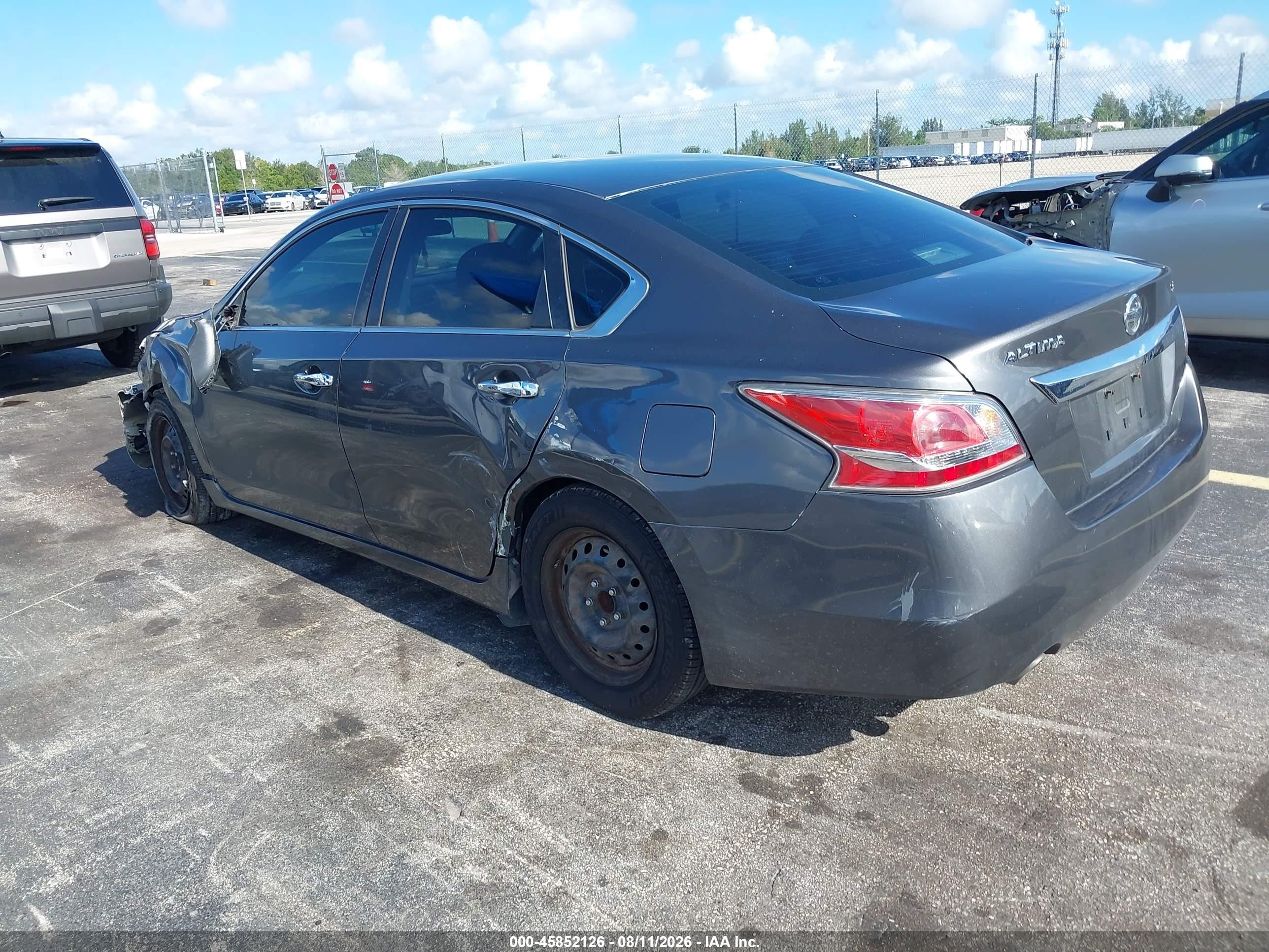 2014 Nissan Altima 2.5/2.5 S/2.5 Sl/2.5 Sv Gray vin: 1N4AL3AP8EC266502