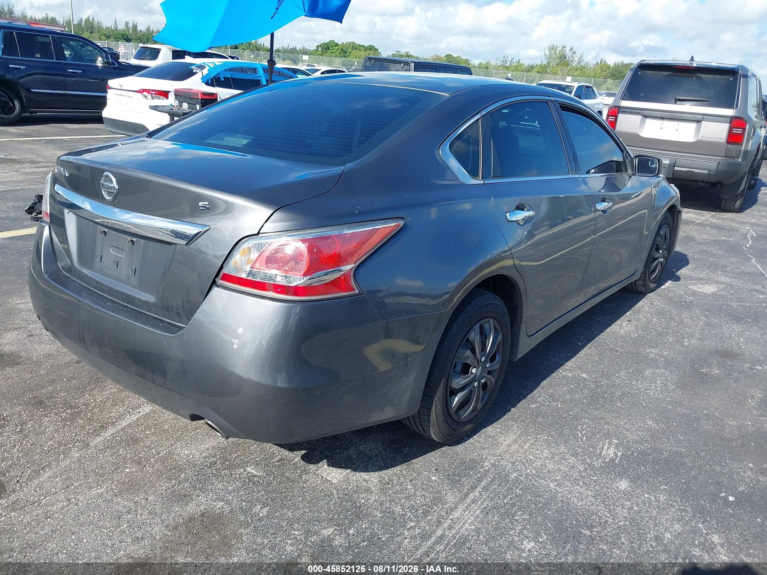 2014 Nissan Altima 2.5/2.5 S/2.5 Sl/2.5 Sv Gray vin: 1N4AL3AP8EC266502