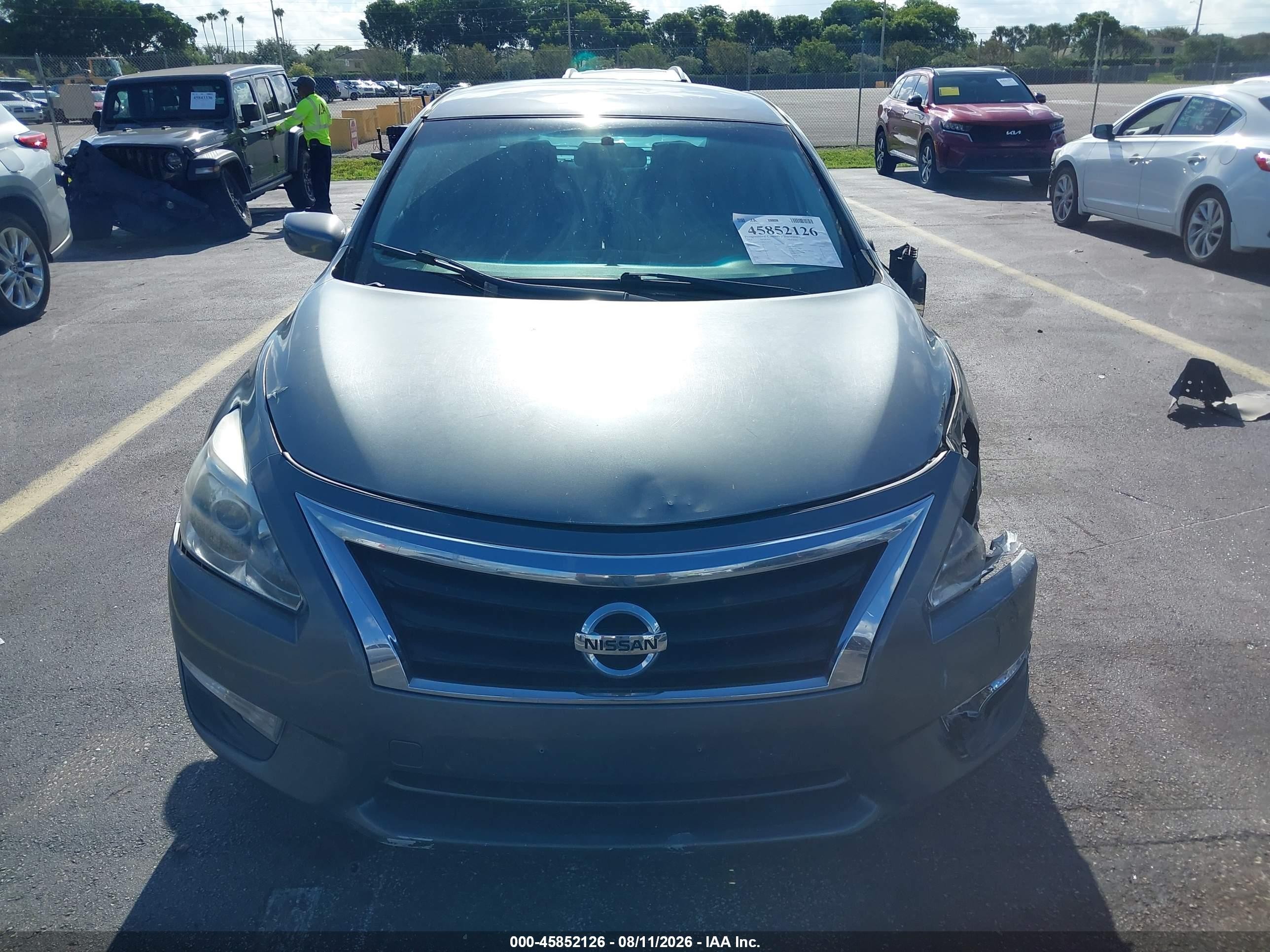 2014 Nissan Altima 2.5/2.5 S/2.5 Sl/2.5 Sv Gray vin: 1N4AL3AP8EC266502