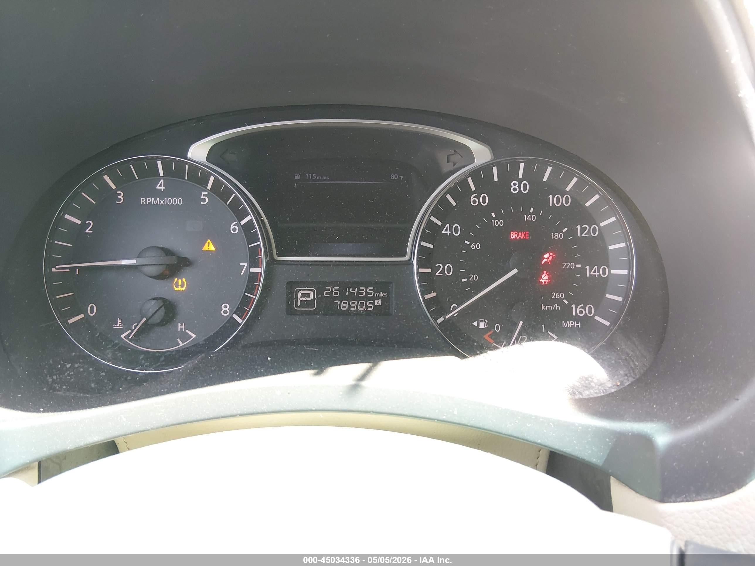 2014 Nissan Altima 2.5 Sv Brown vin: 1N4AL3AP8EC271912