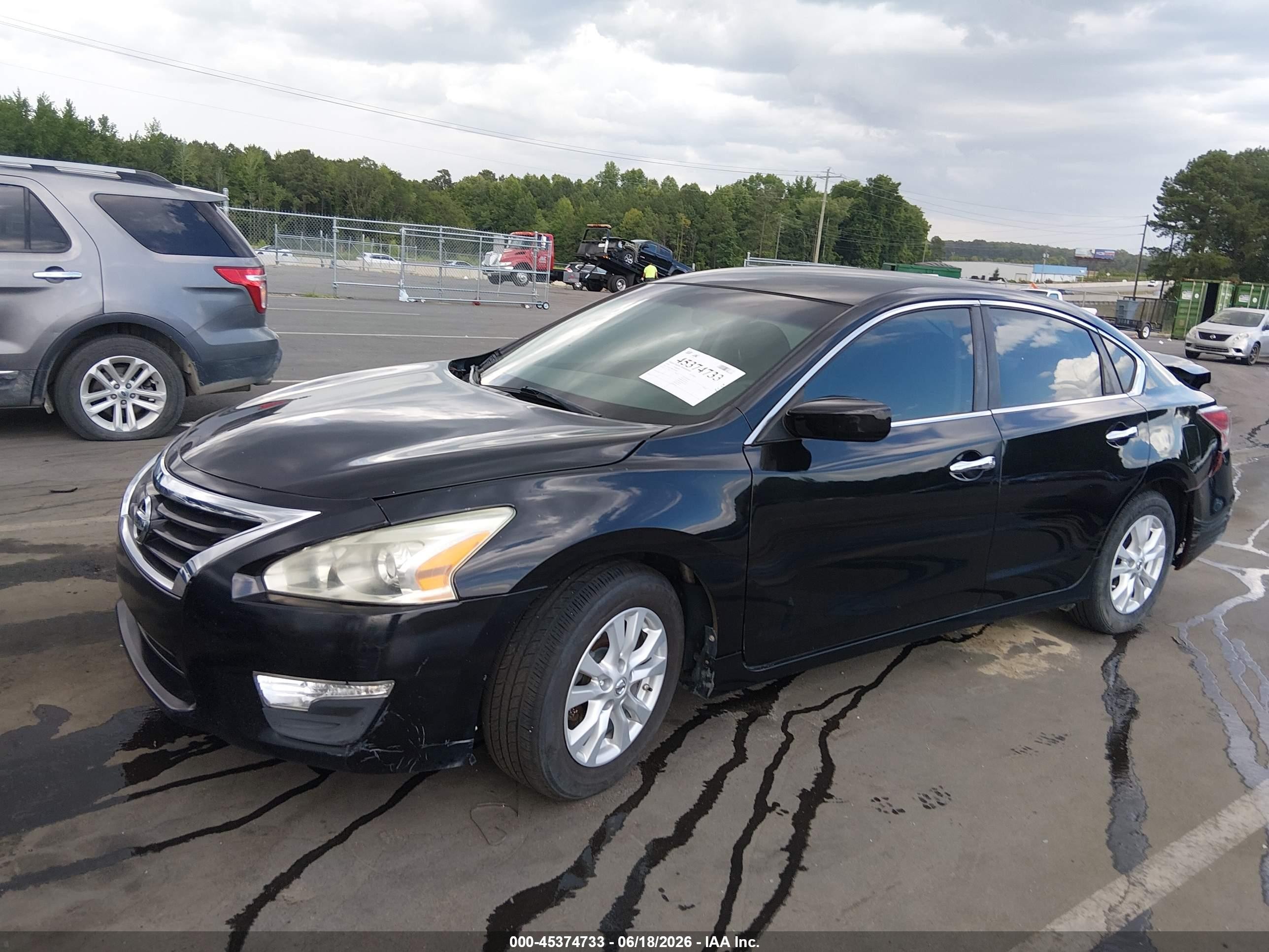 2014 Nissan Altima 2.5 S Black vin: 1N4AL3AP8EC284045